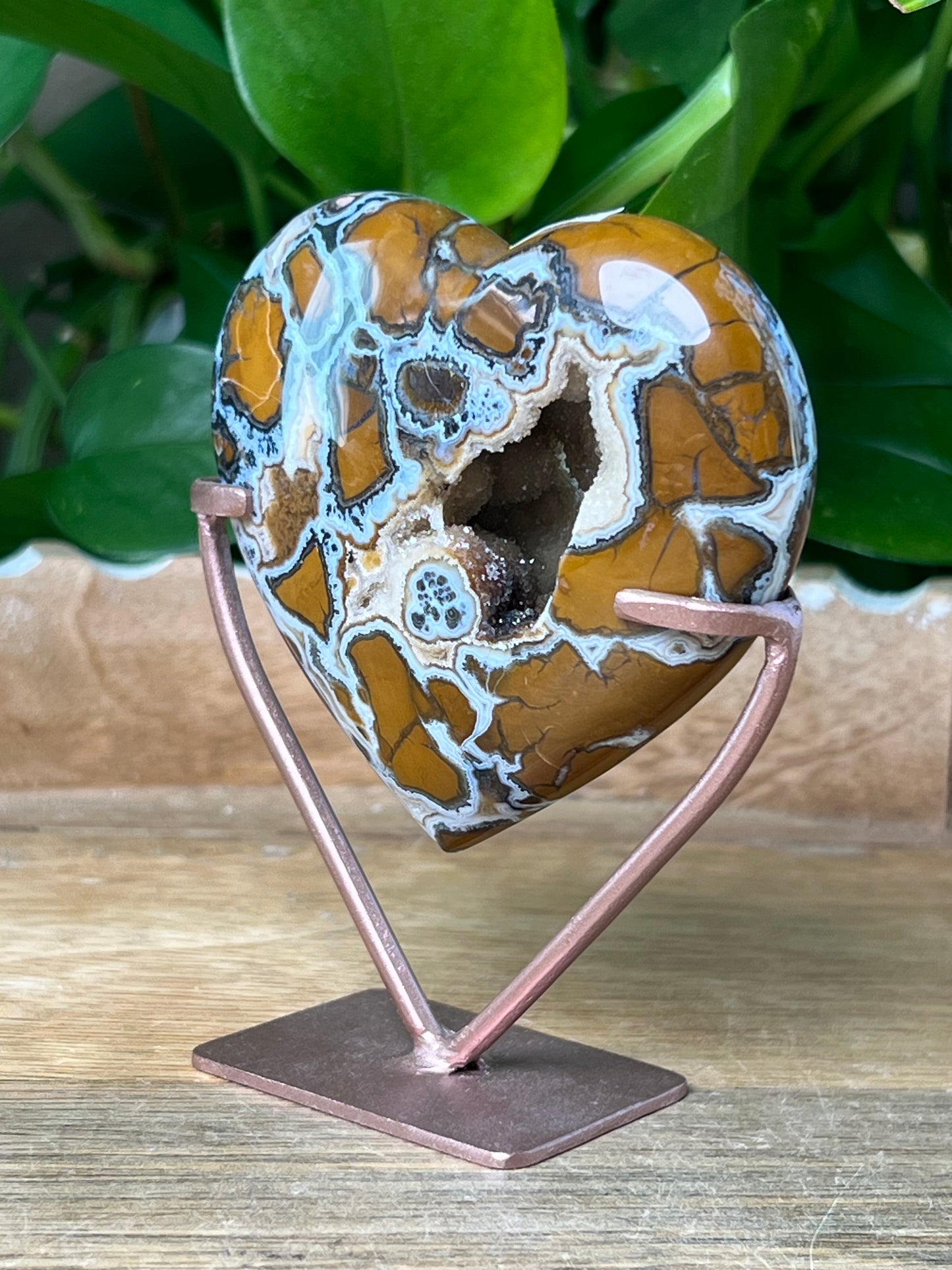 Brecciated Jasper Heart