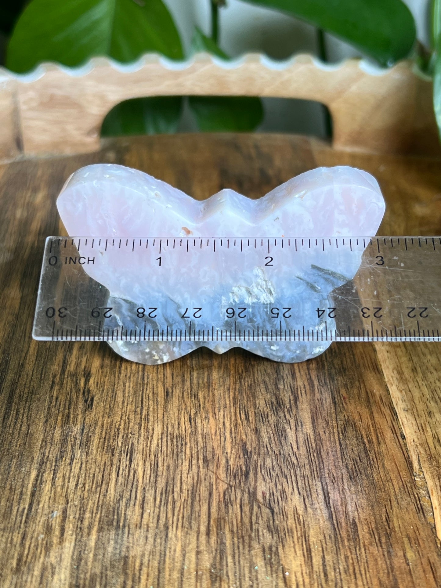 Rainbow Plume Agate Butterfly RK
