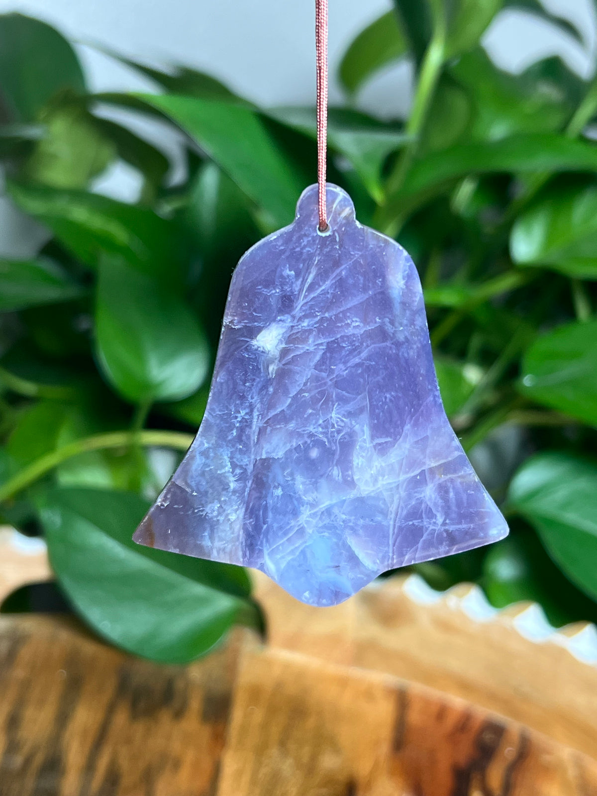 Purple Chalcedony Ornament Bell: CB
