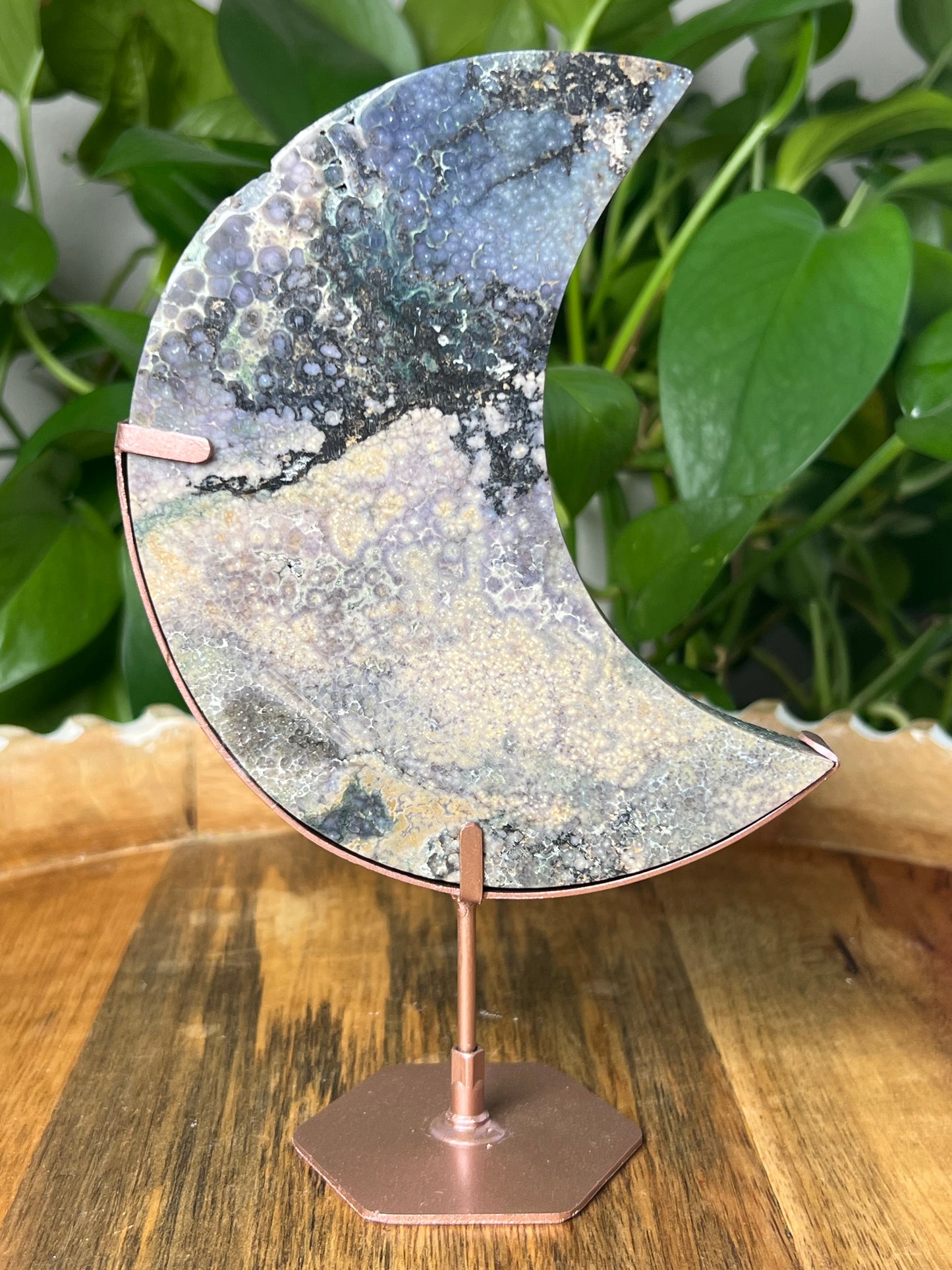 Grape Agate Moon