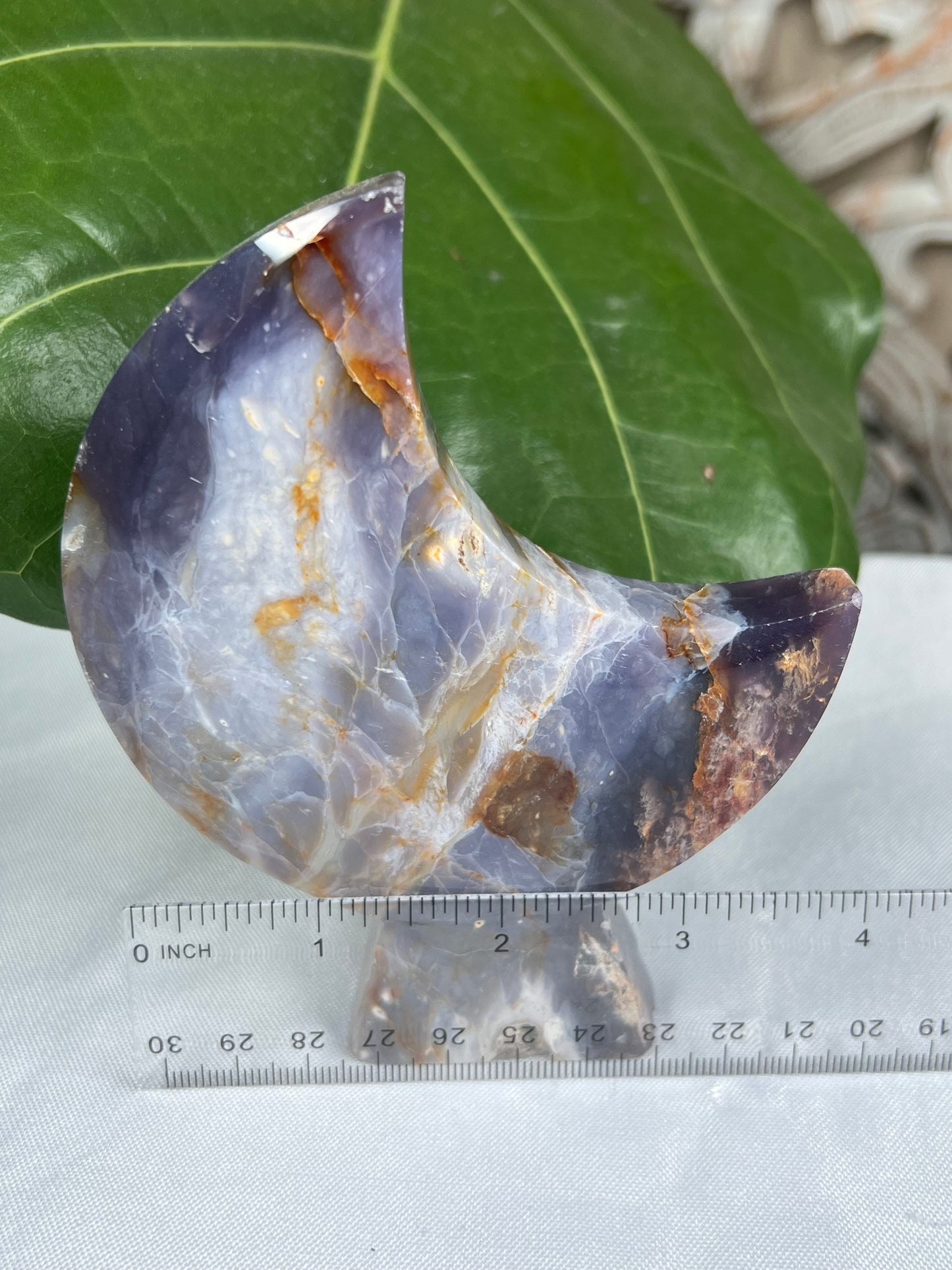 Purple Chalcedony moon