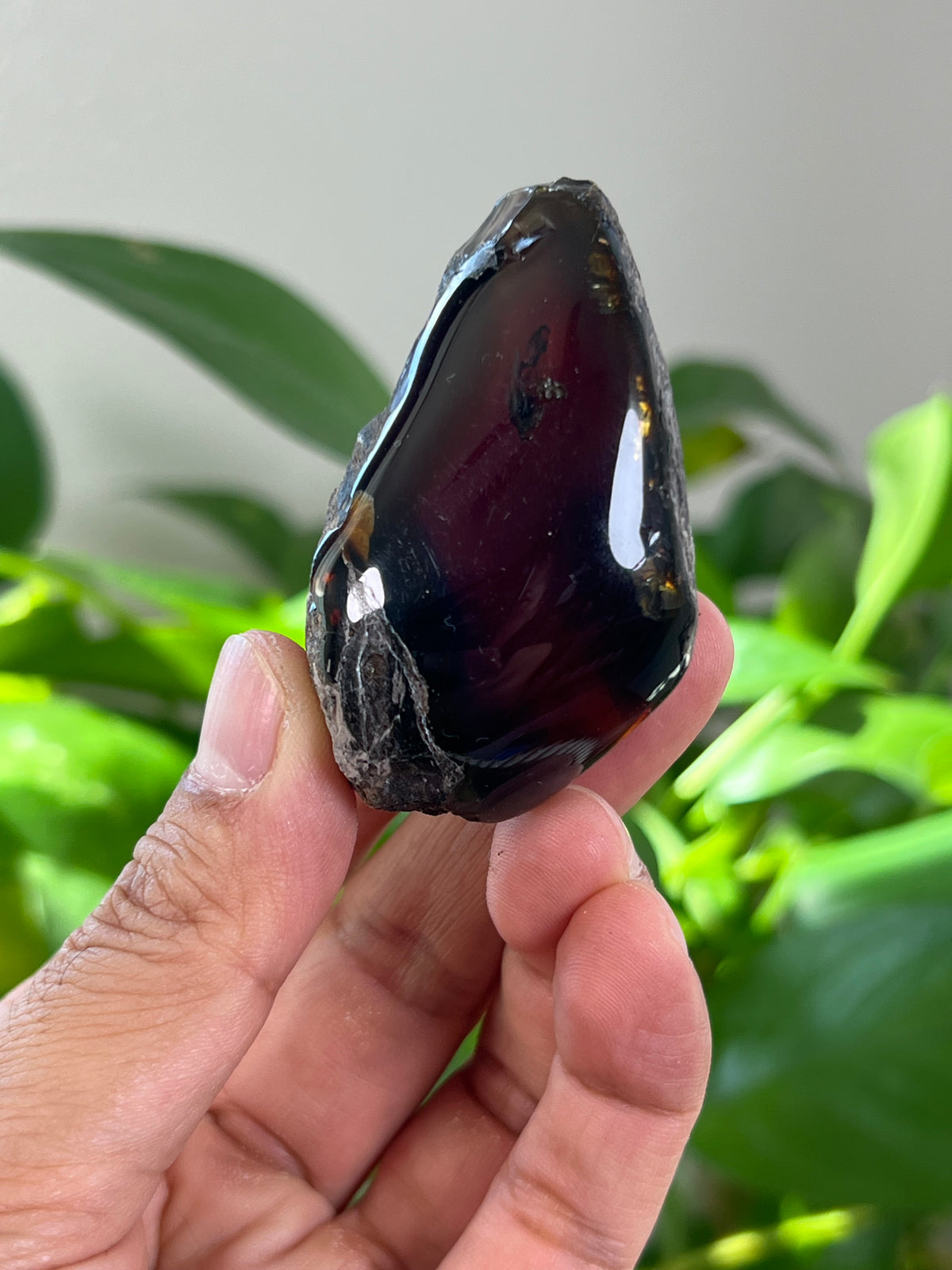 Blue Amber Freeform