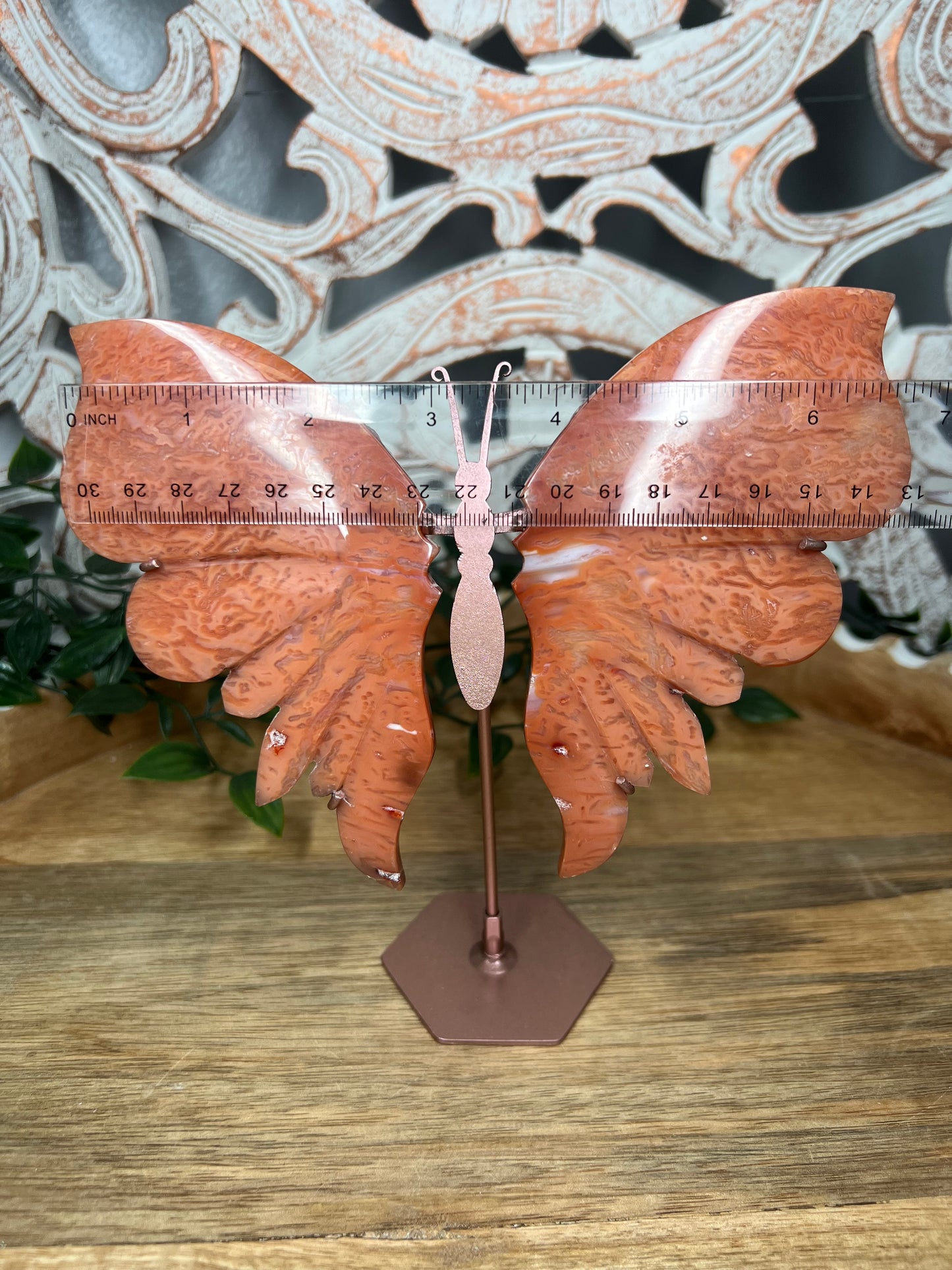 Pink Carnelian Wings