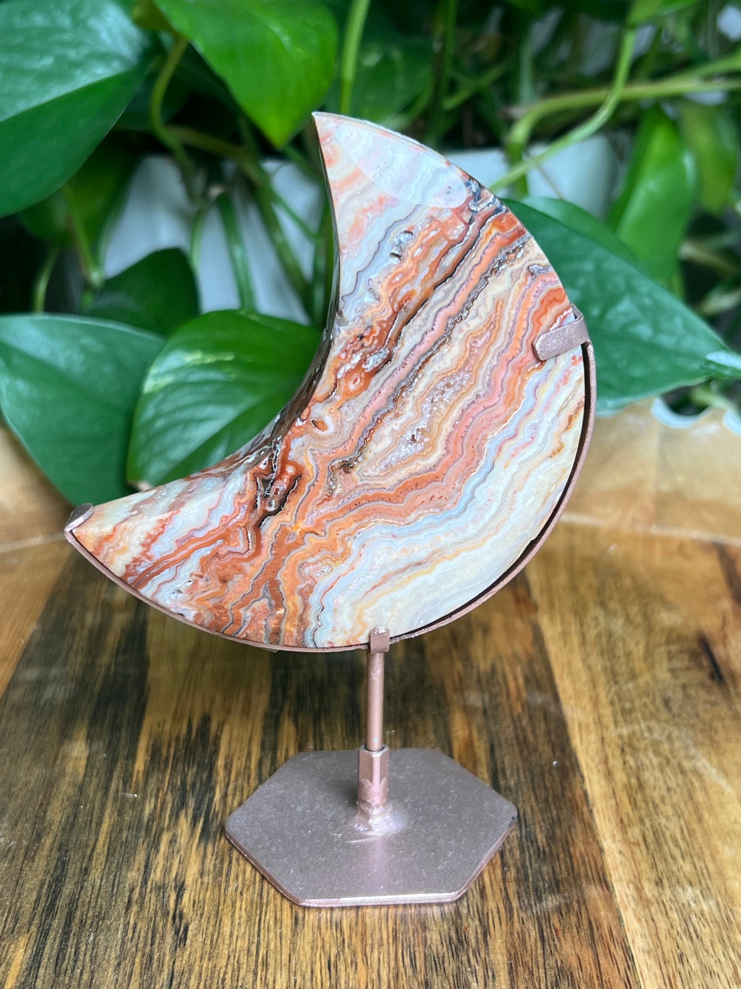 Crazy Lace Agate Moon: K