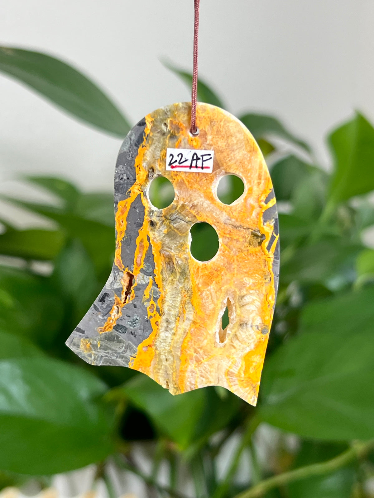 Bumblebee Jasper Ghost Ornaments