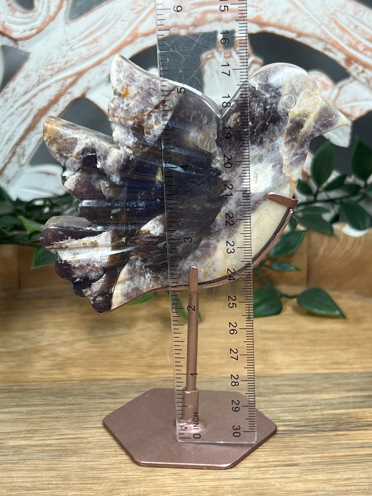 Purple Chalcedony Bird