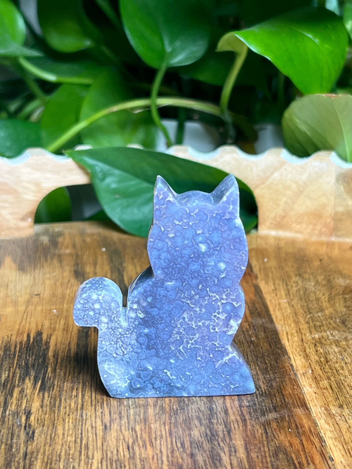 Grape Agate Mini Cat: BS