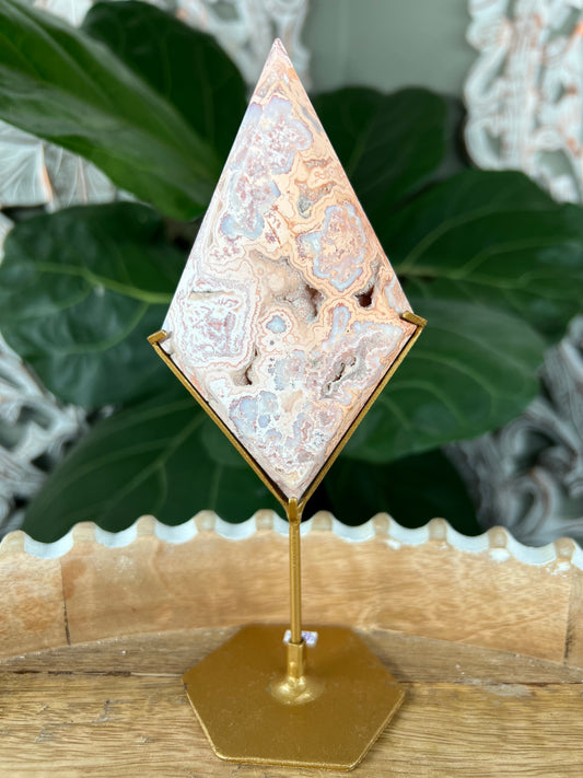 Crazy Lace Agate Diamond: ZT