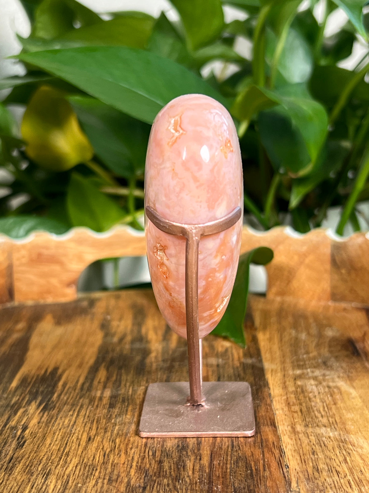 Pink Carnelian Heart: NB