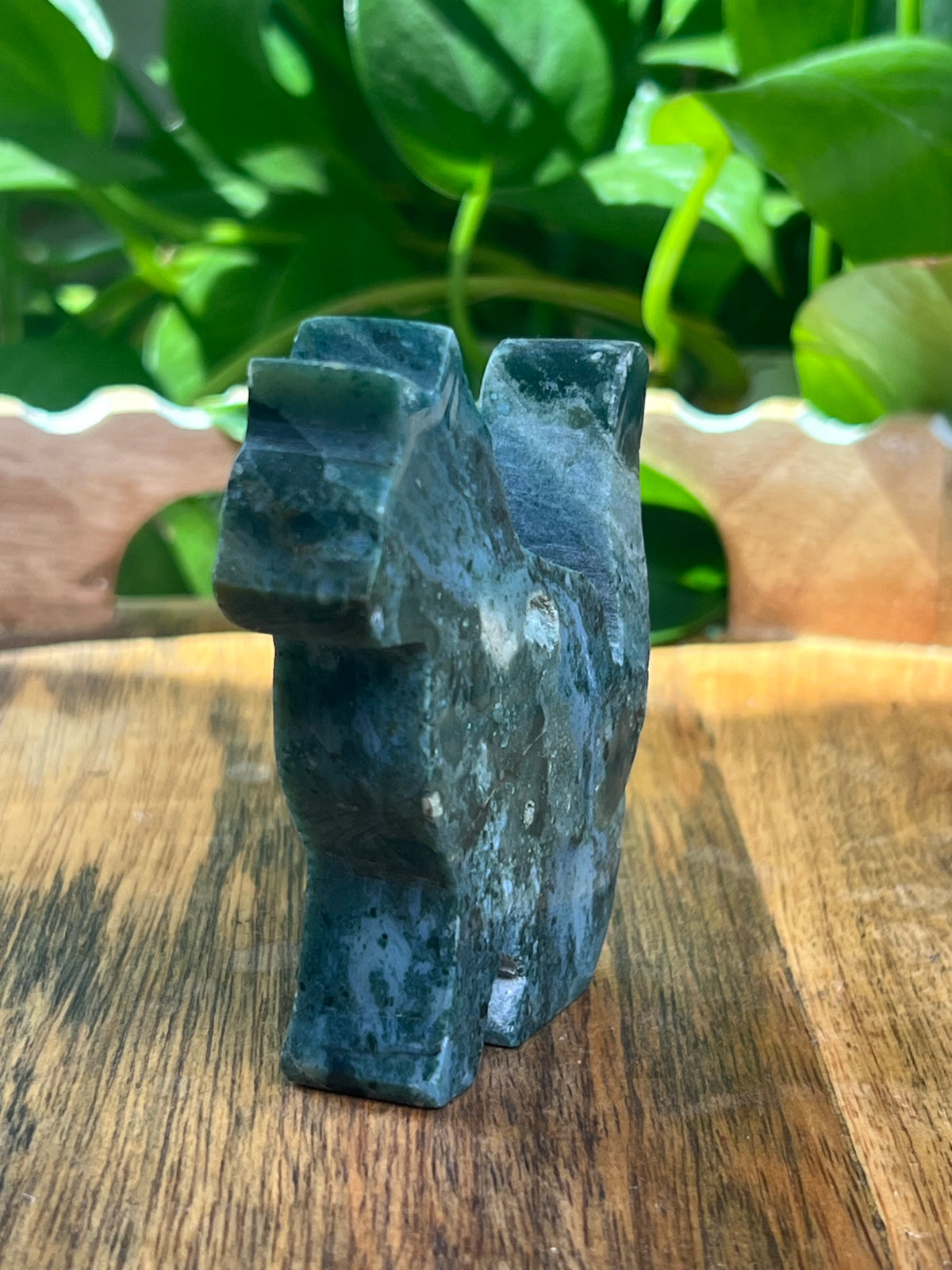 Blue Green Jasper Cat: CK