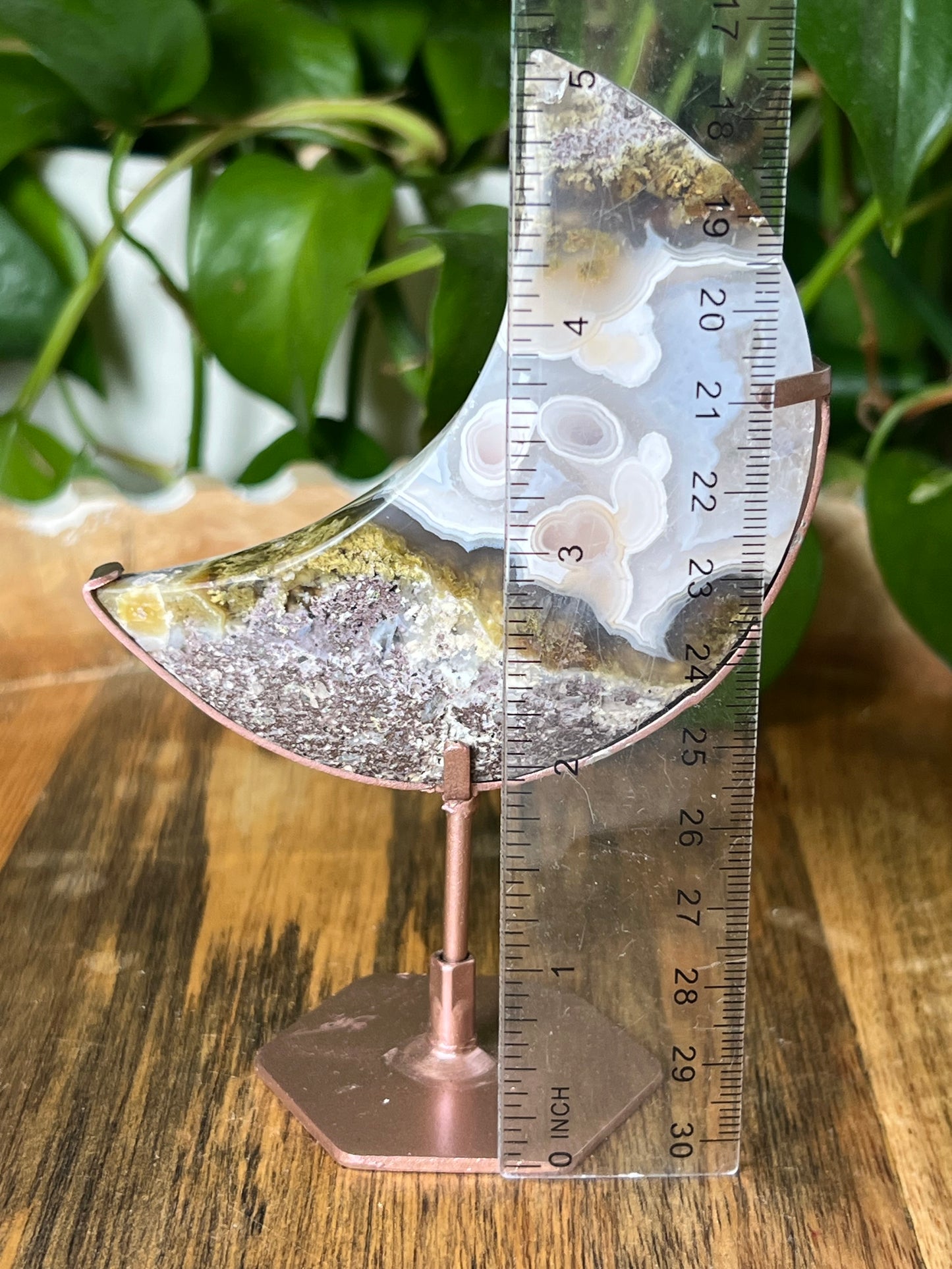 Scenic Moss Agate Moon