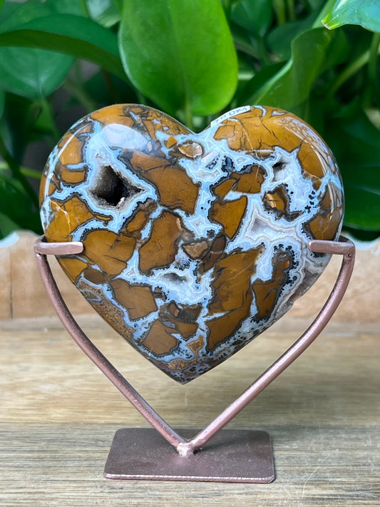 Brecciated Jasper Heart