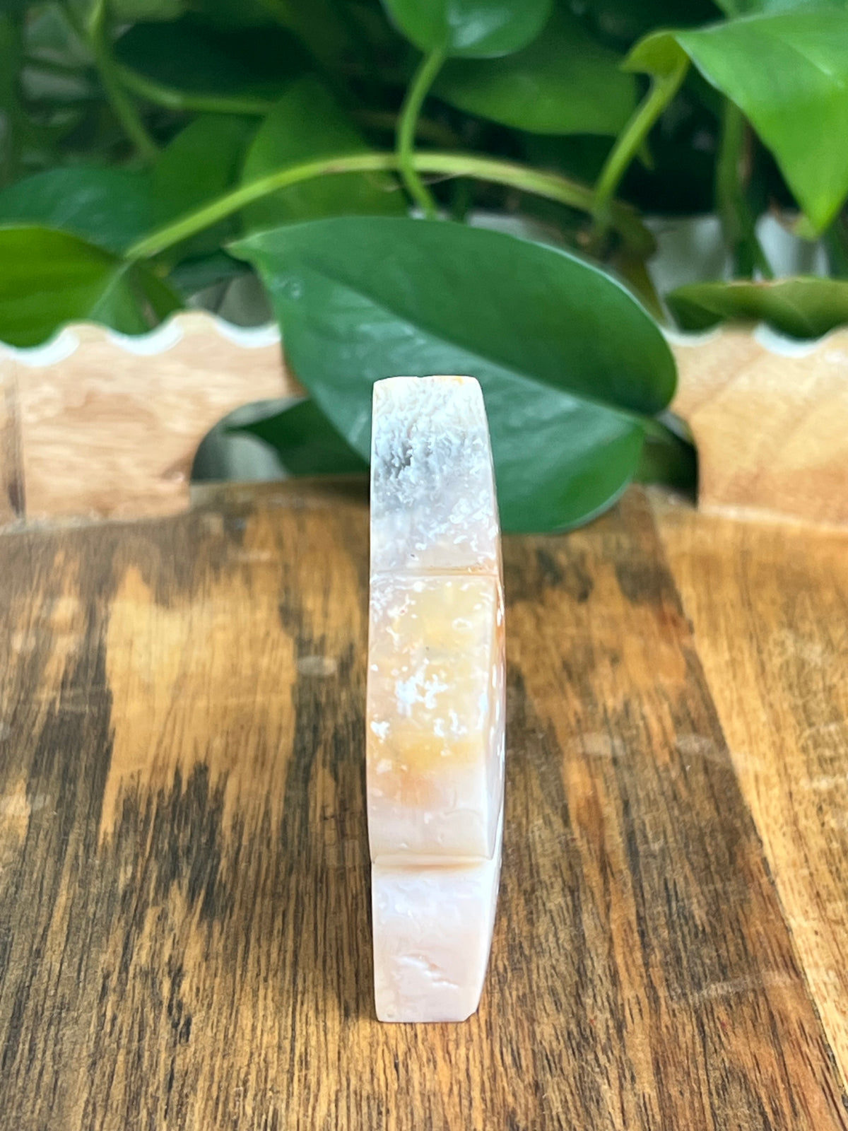 Rainbow Plume Agate Flower: PC