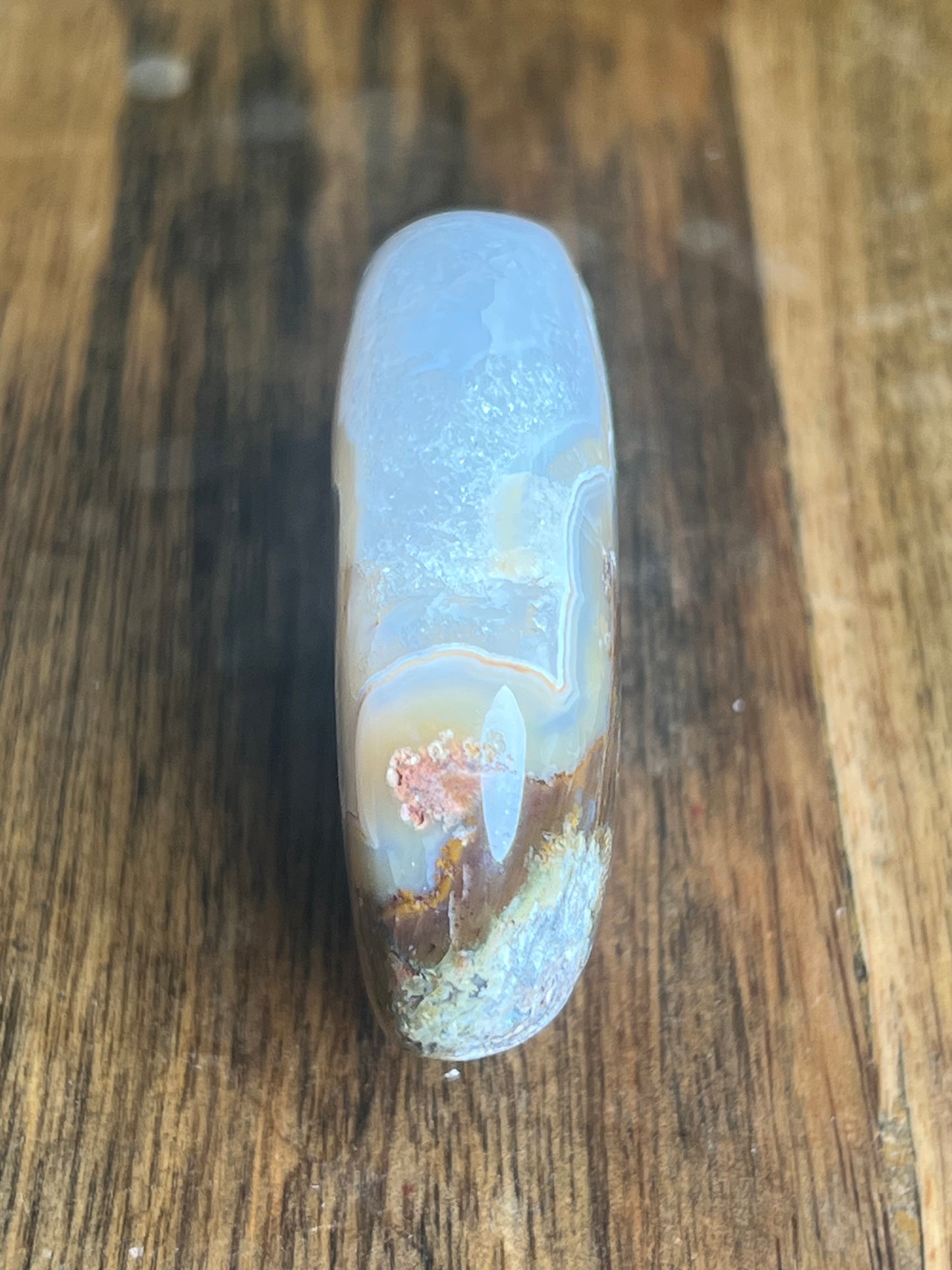 Scenic Moss Agate Bear NS