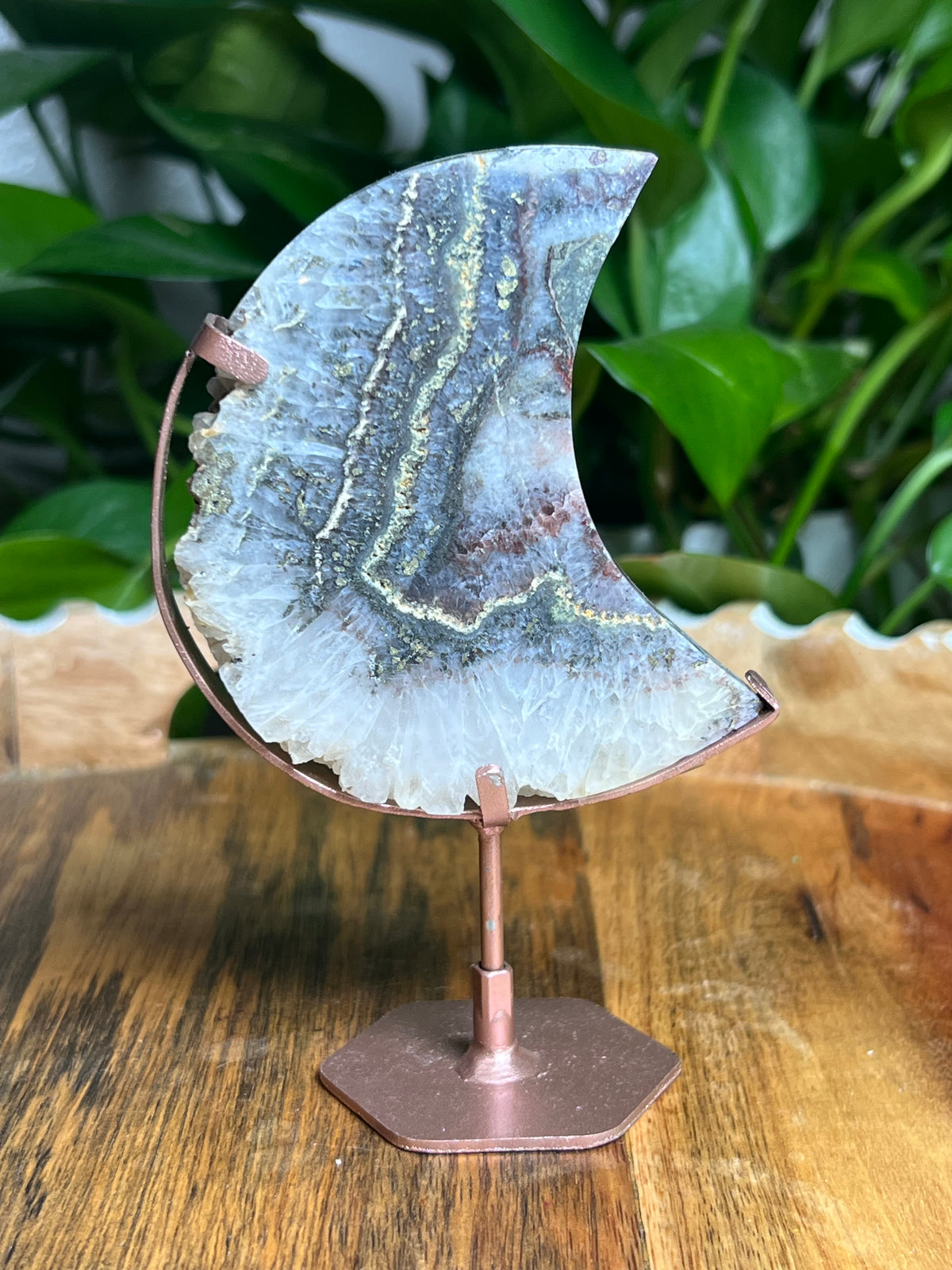 Amethyst Agate Moon: DK