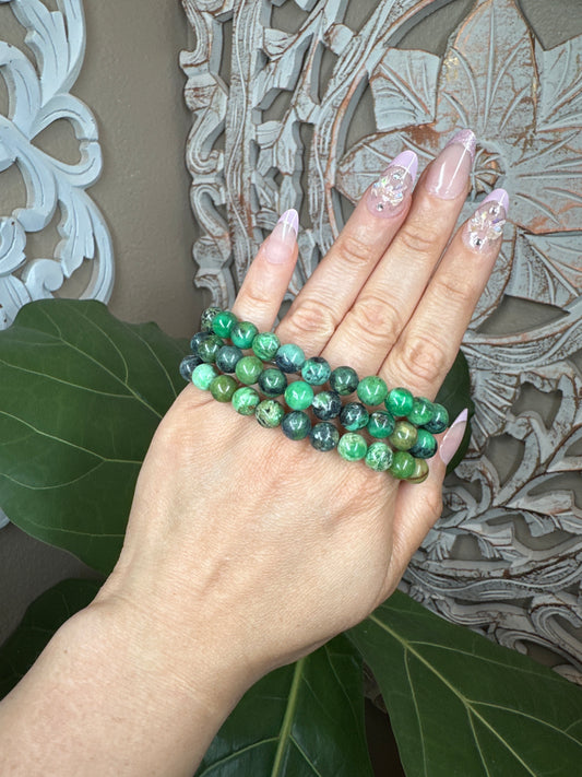 Variscite Beaded Bracelet