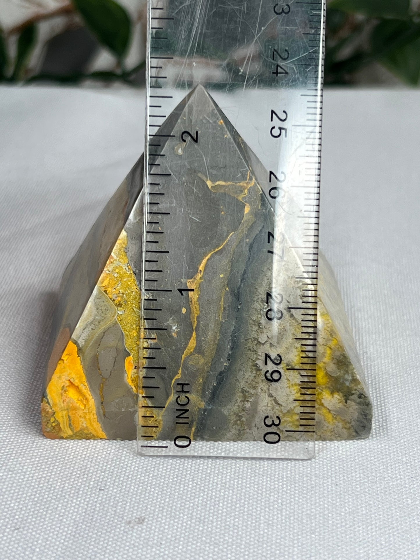 Bumblebee Jasper Pyramid