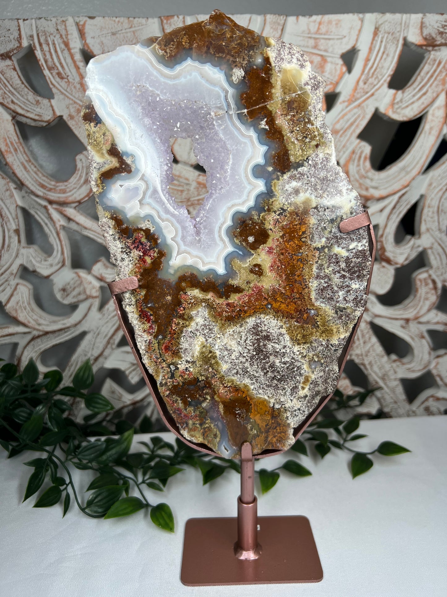 Scenic Moss Agate Slab