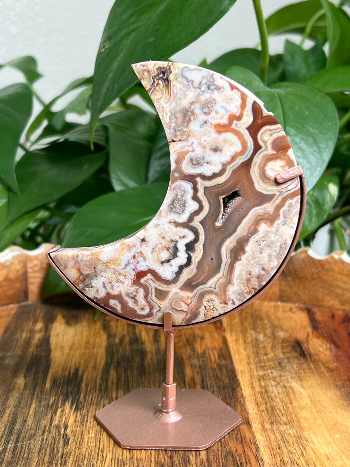Crazy Lace Agate Moon: PB