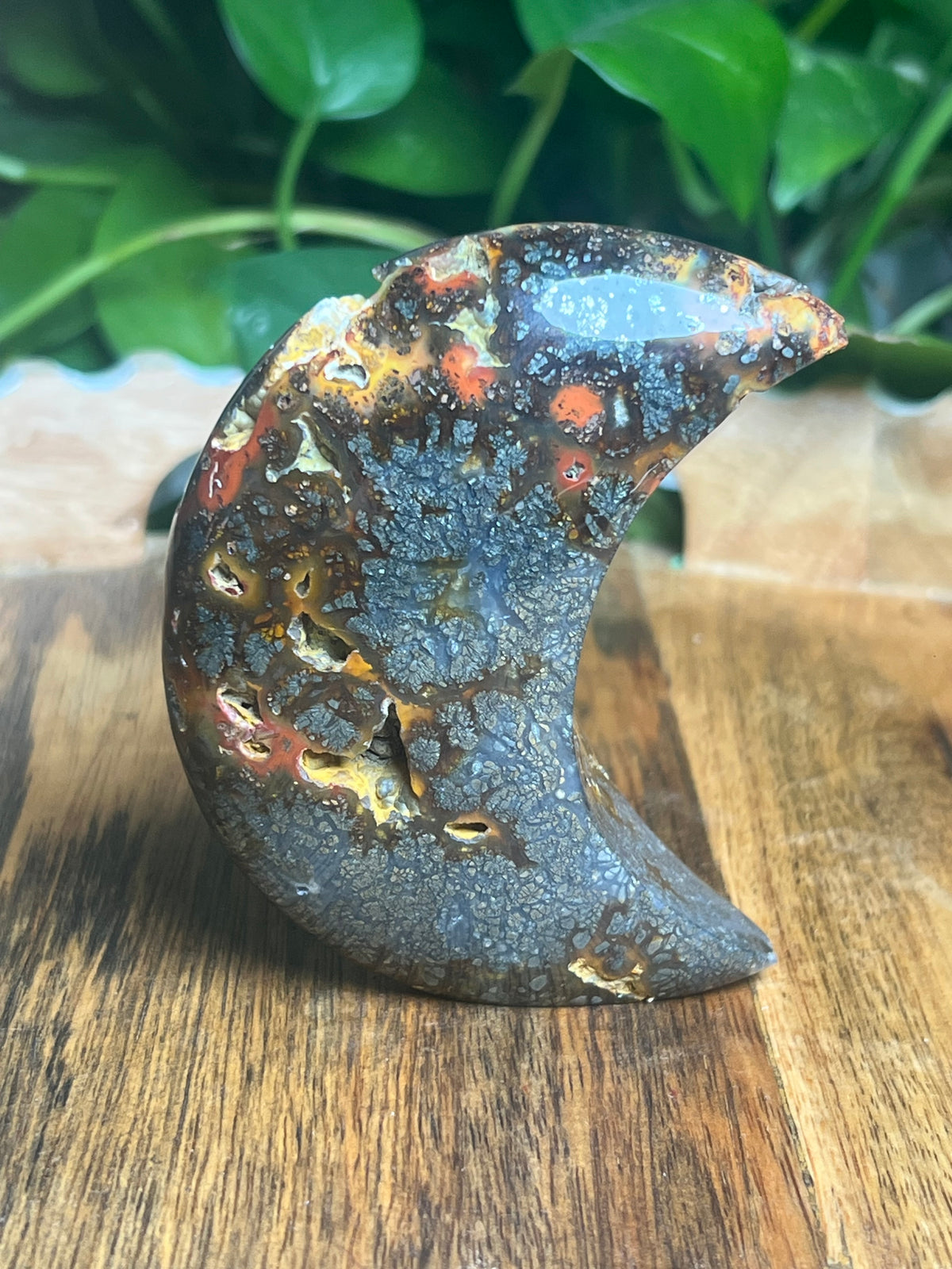 Marcasite Self-Standing Moon: AC