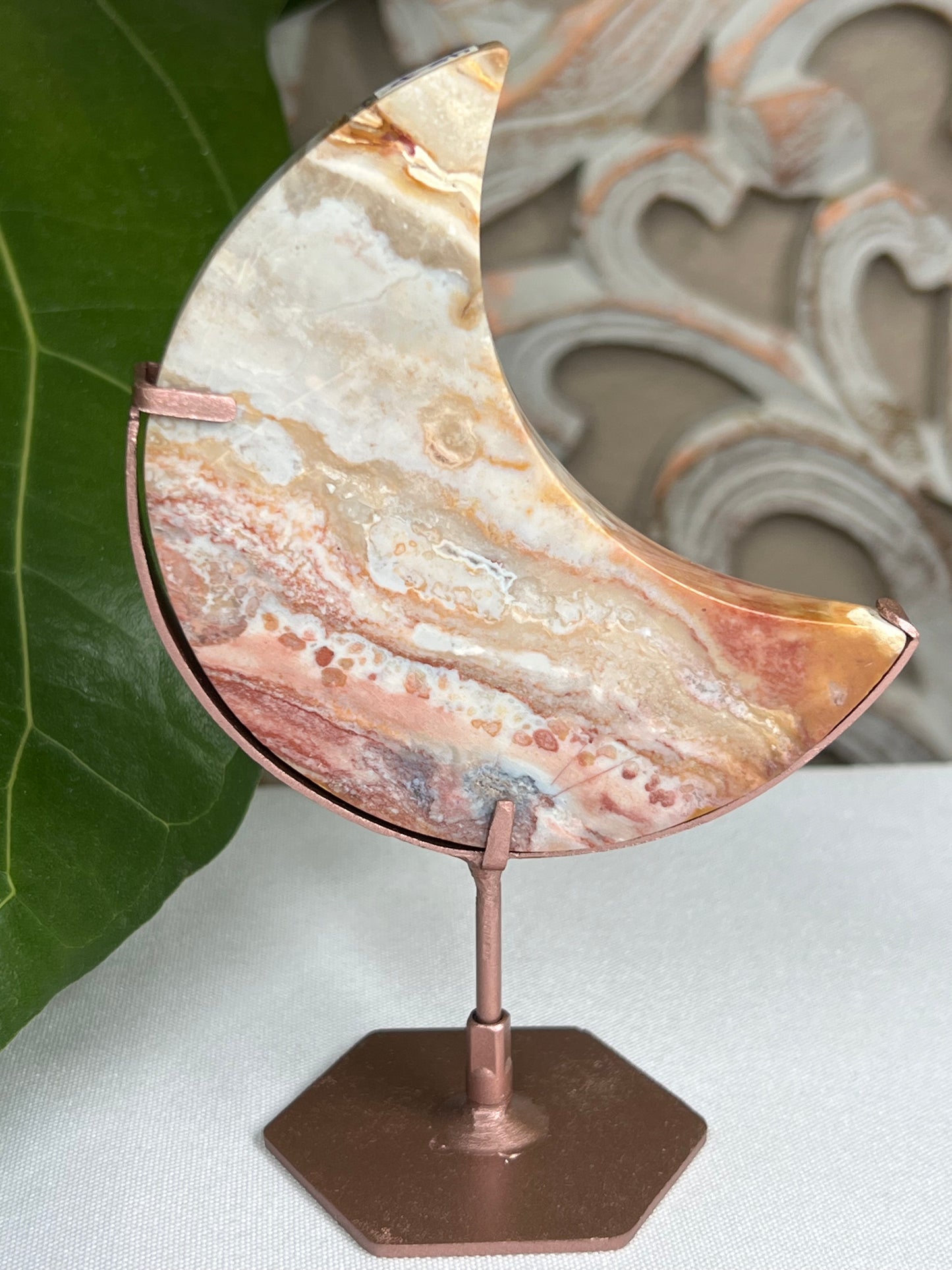 Milky Jasper Moon