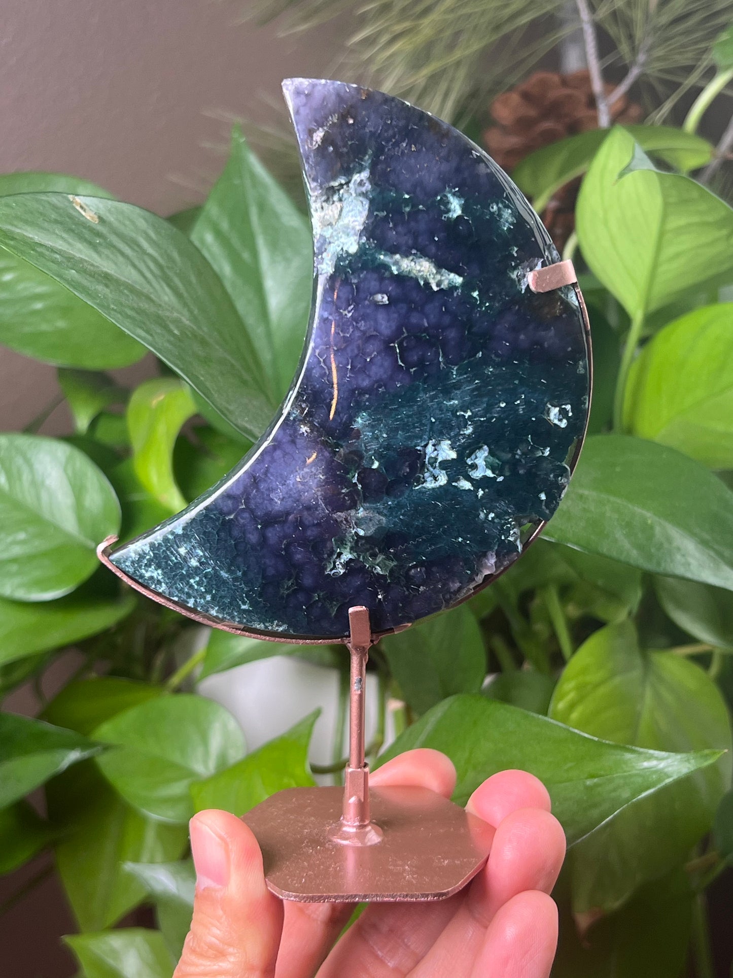 Grape Agate Moon