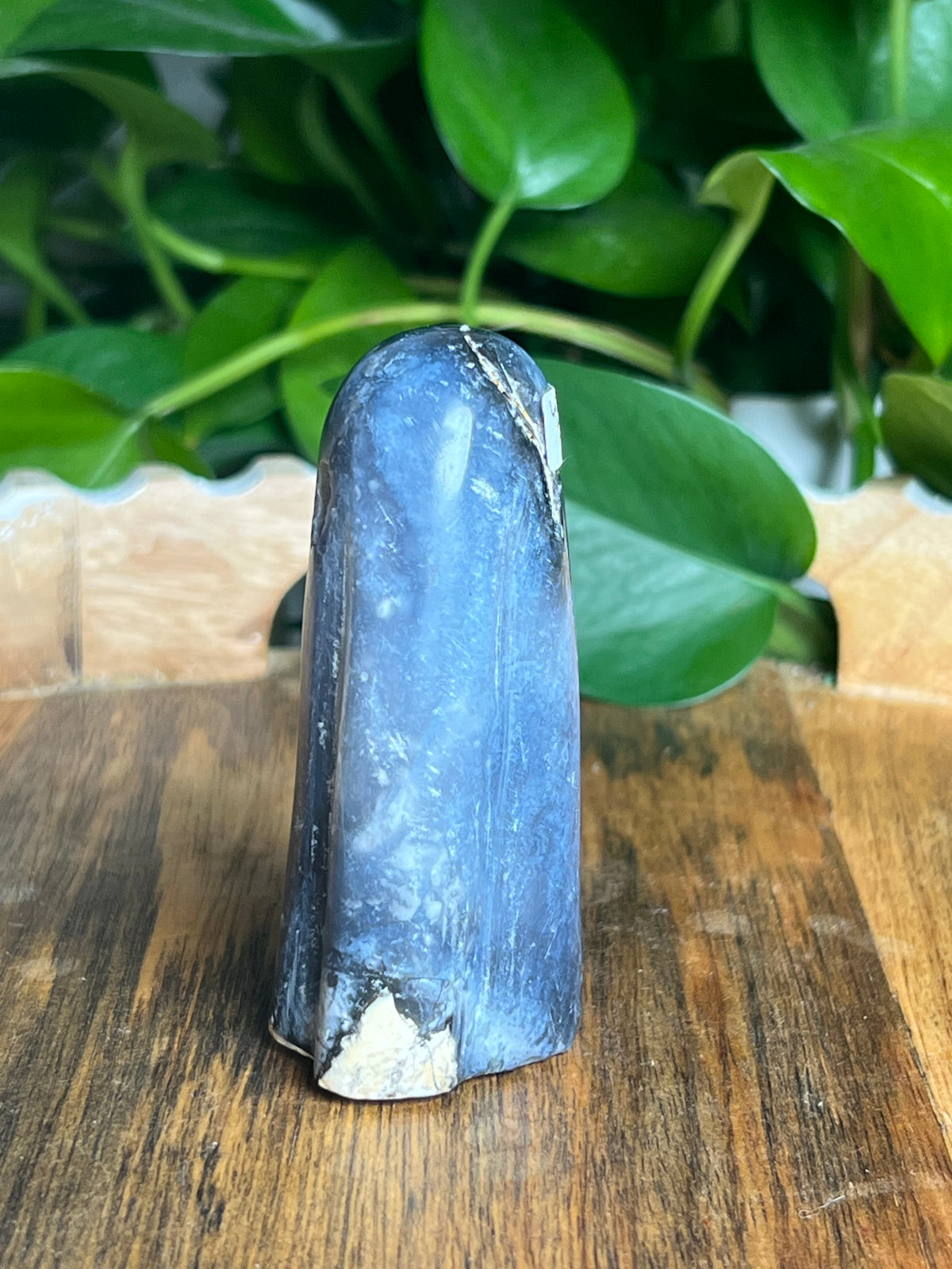 Blue Plume Agate Ghost: B