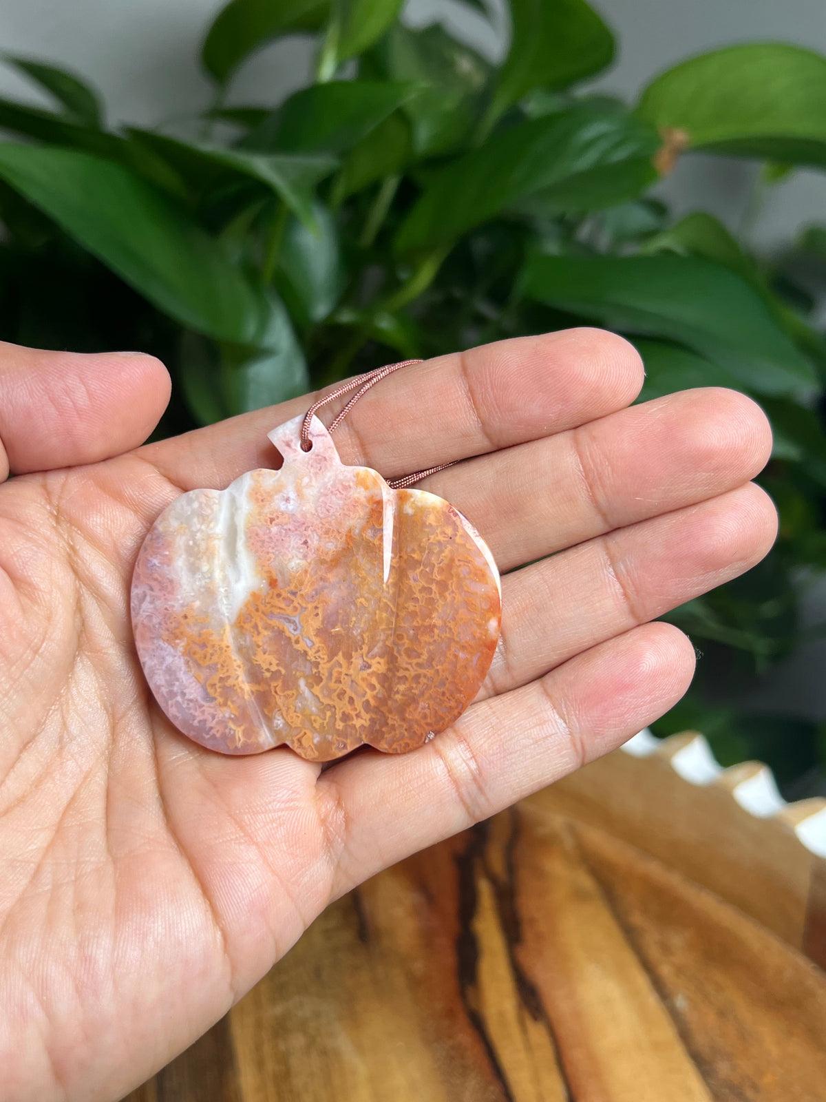 Carnelian Ornament Pumpkin: D