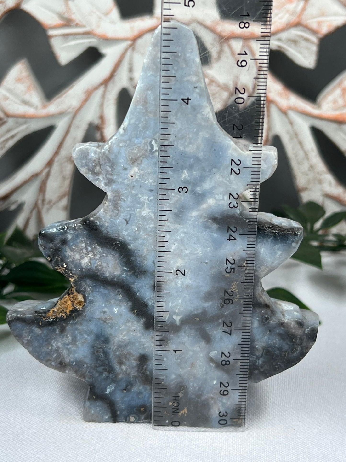 Blue Plume Agate Tree