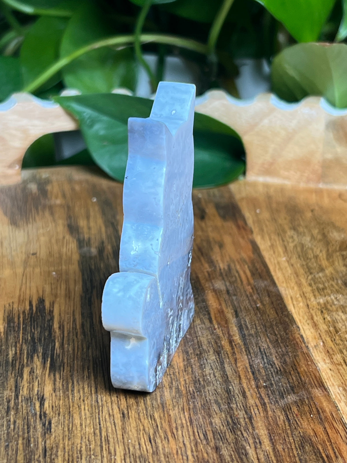 Blue Plume Agate Cat: BK