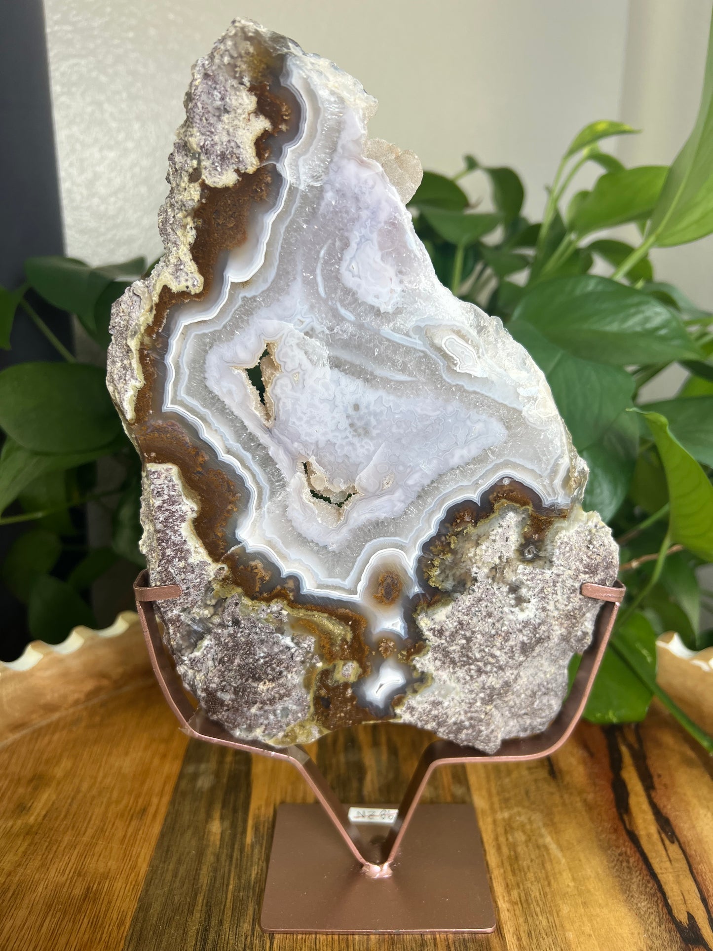 Scenic Moss Agate Slab
