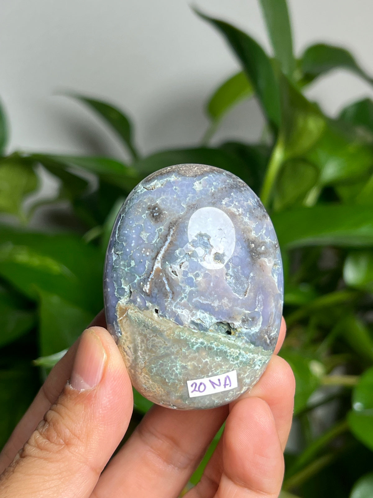 Grape Agate Palmstone: NA