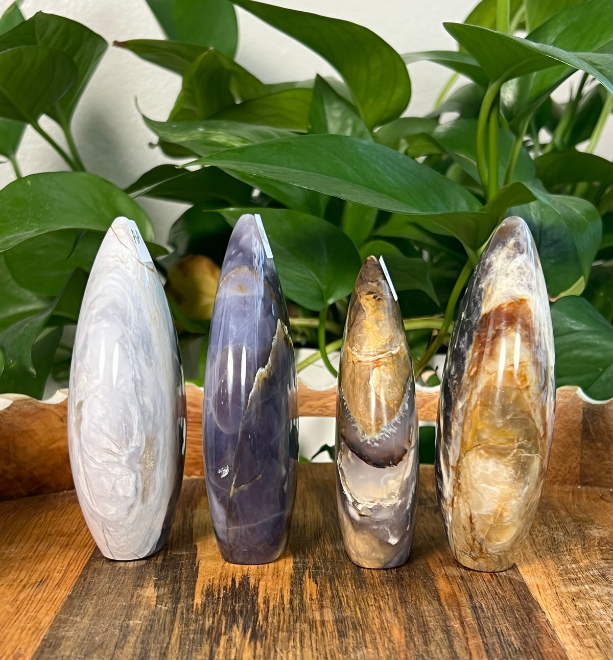 Purple Chalcedony Flames