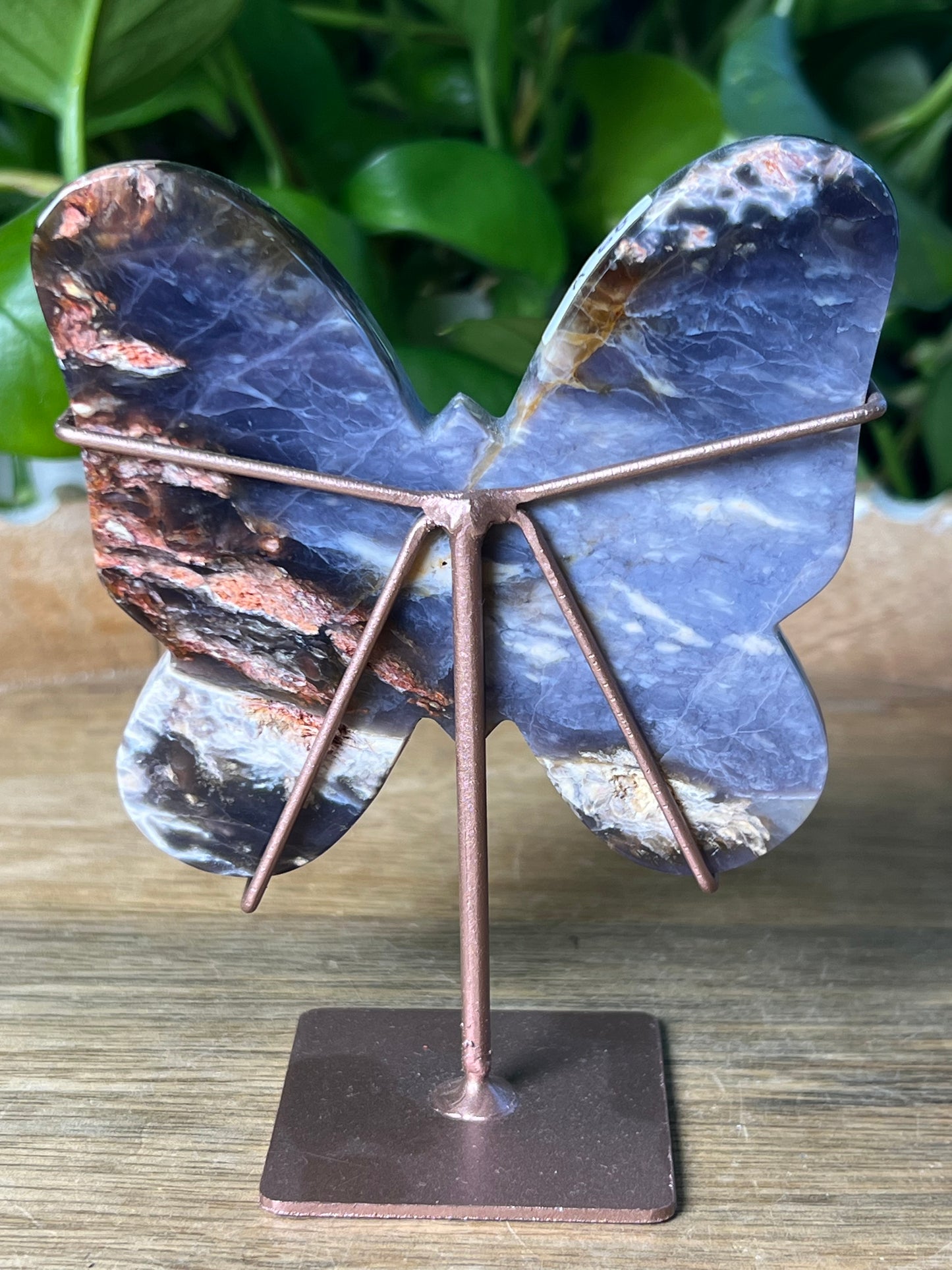 Purple Chalcedony Butterfly