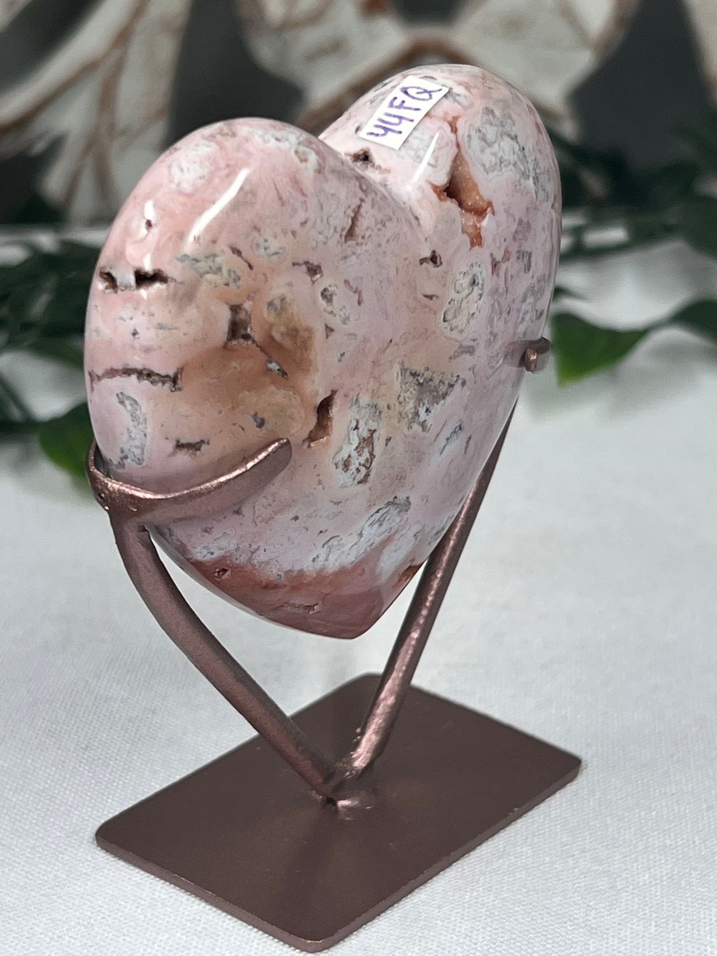 Pink Carnelian Heart