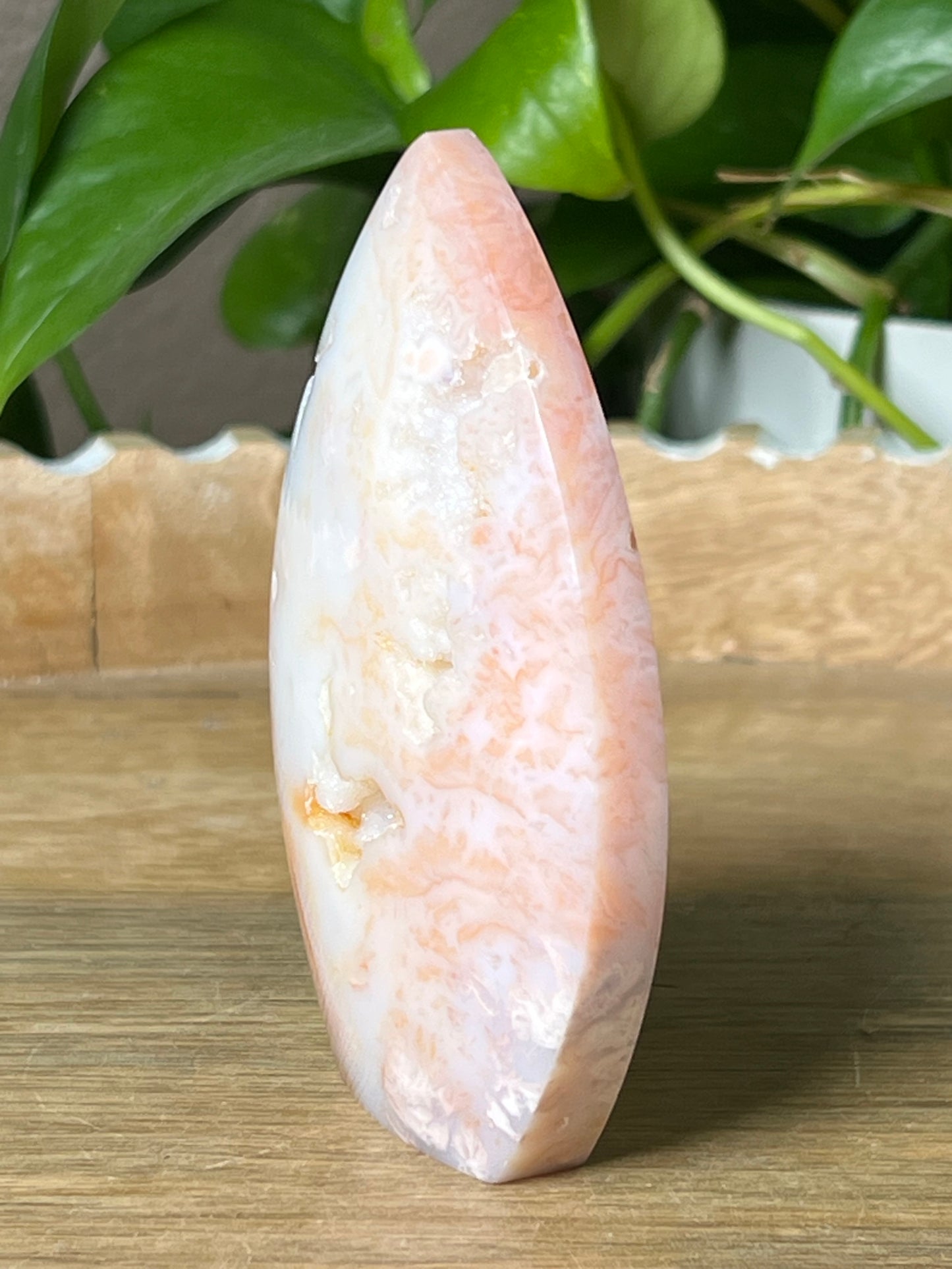 Pink Carnelian Flame