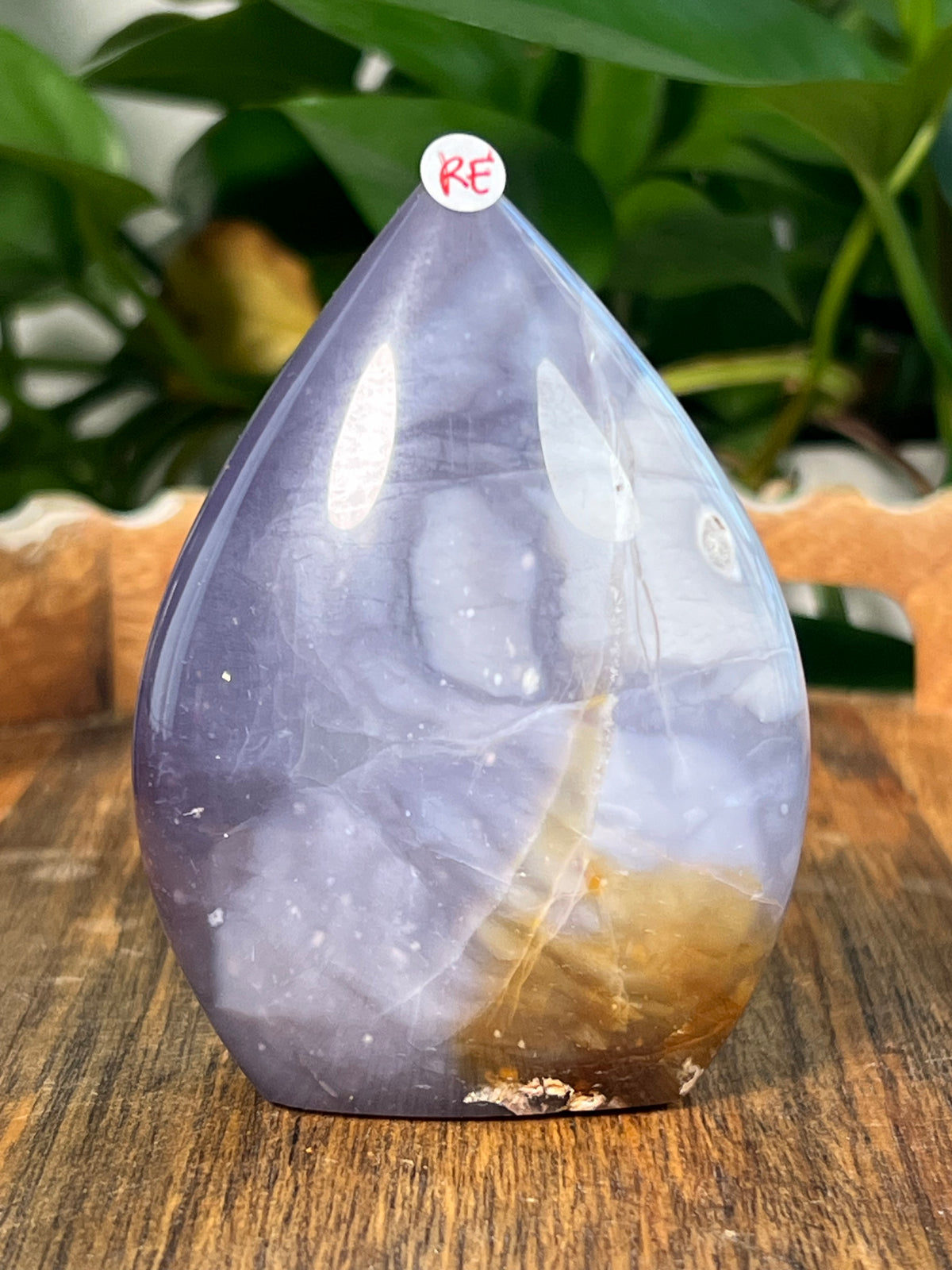 Purple Chalcedony Flames