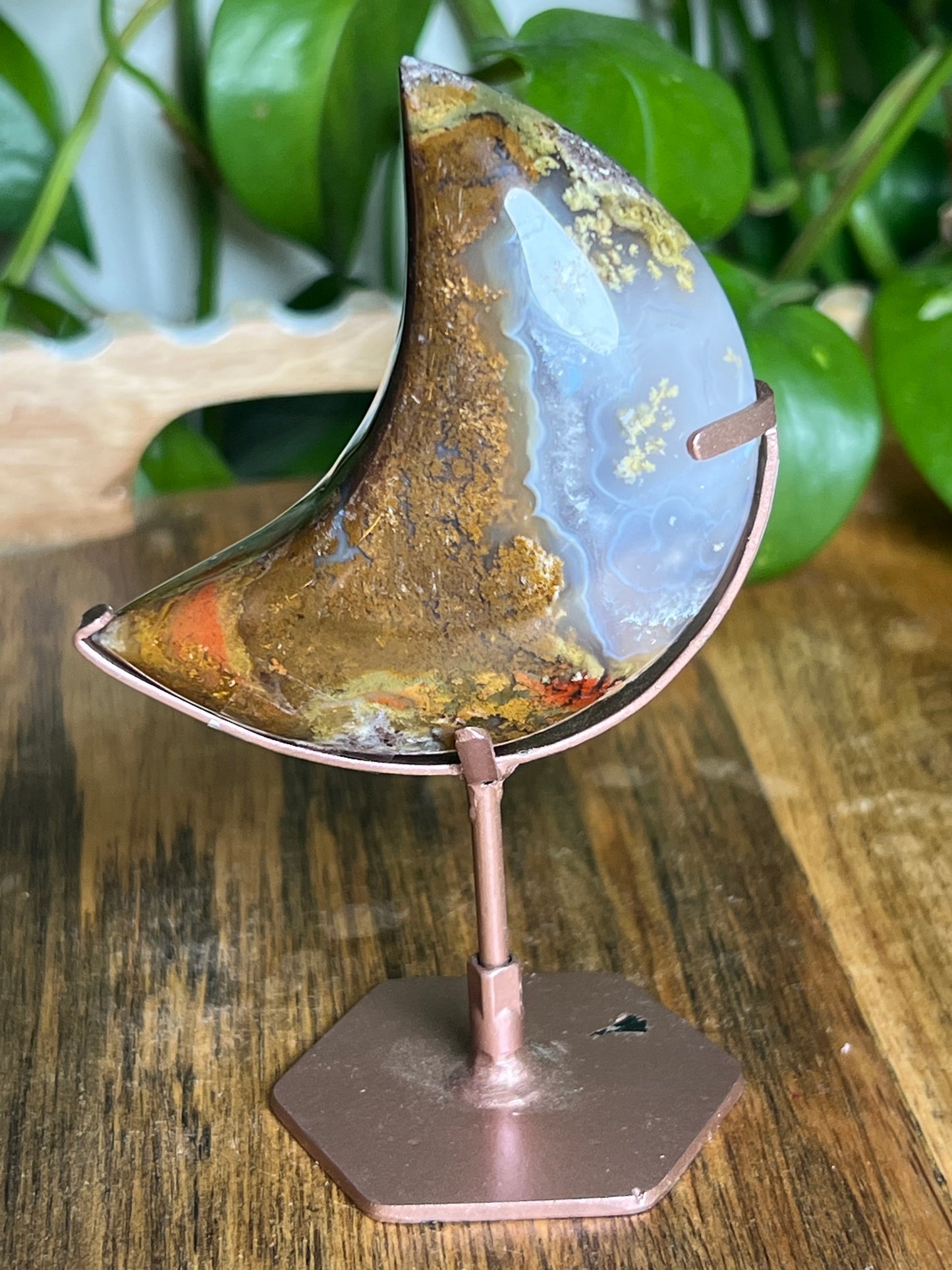 Scenic Moss Agate Moon