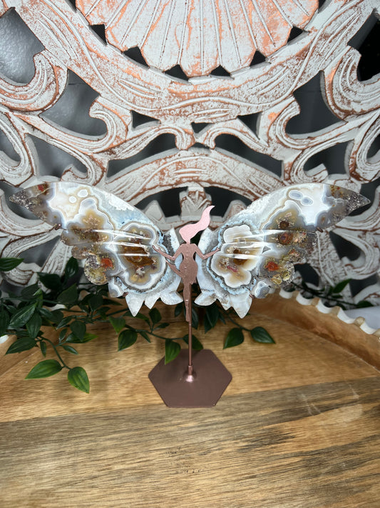 Scenic Moss Agate Wings