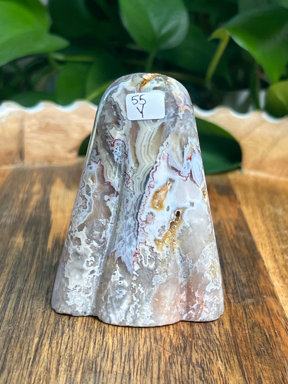 Sumatra Plume Agate Ghost: Y