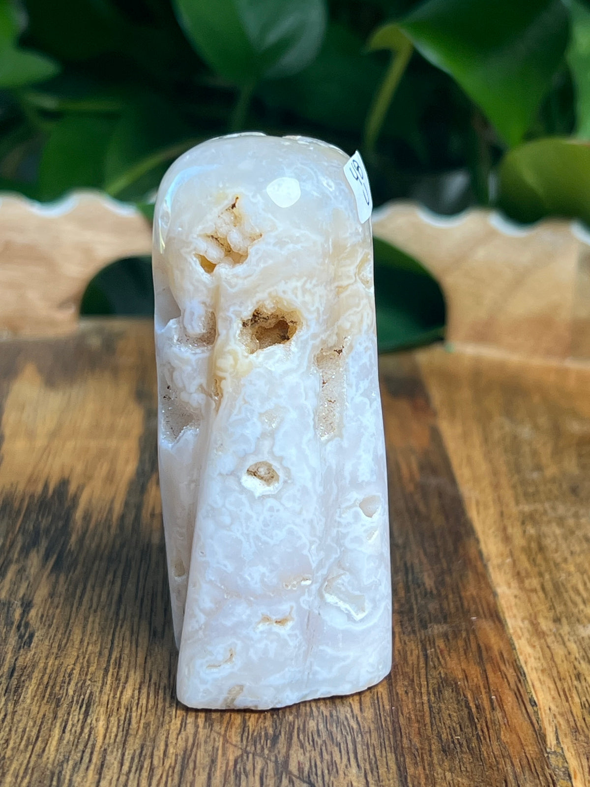 White Plume Agate Ghost: U