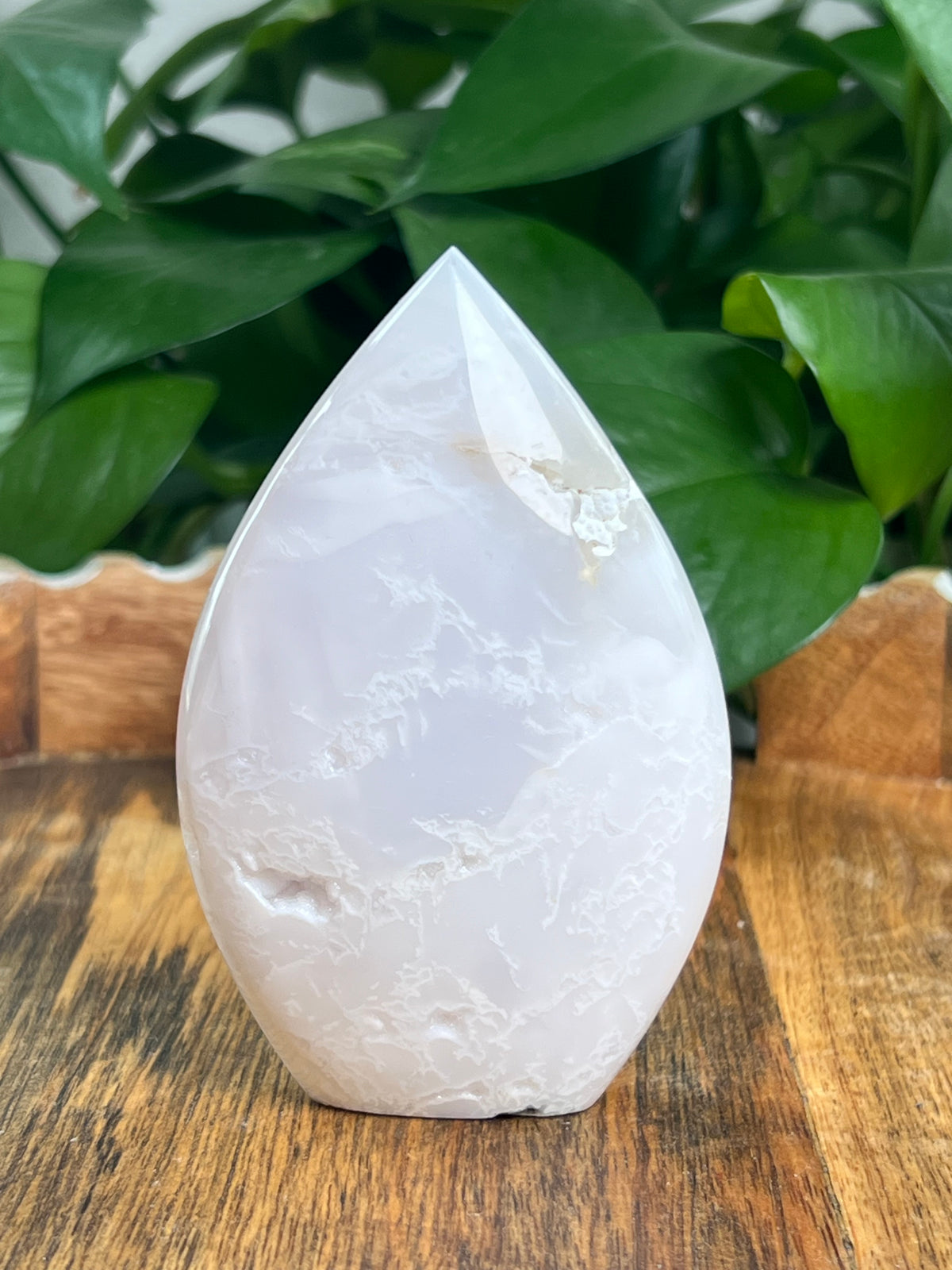 White Plume Agate Flame: PB
