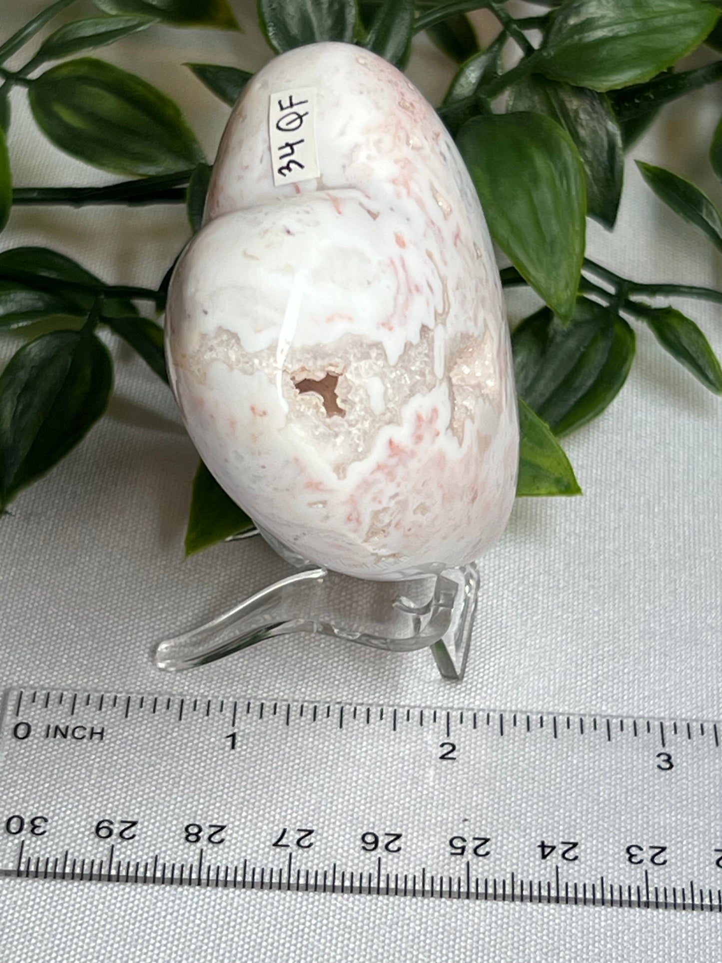 Pink Carnelian Heart