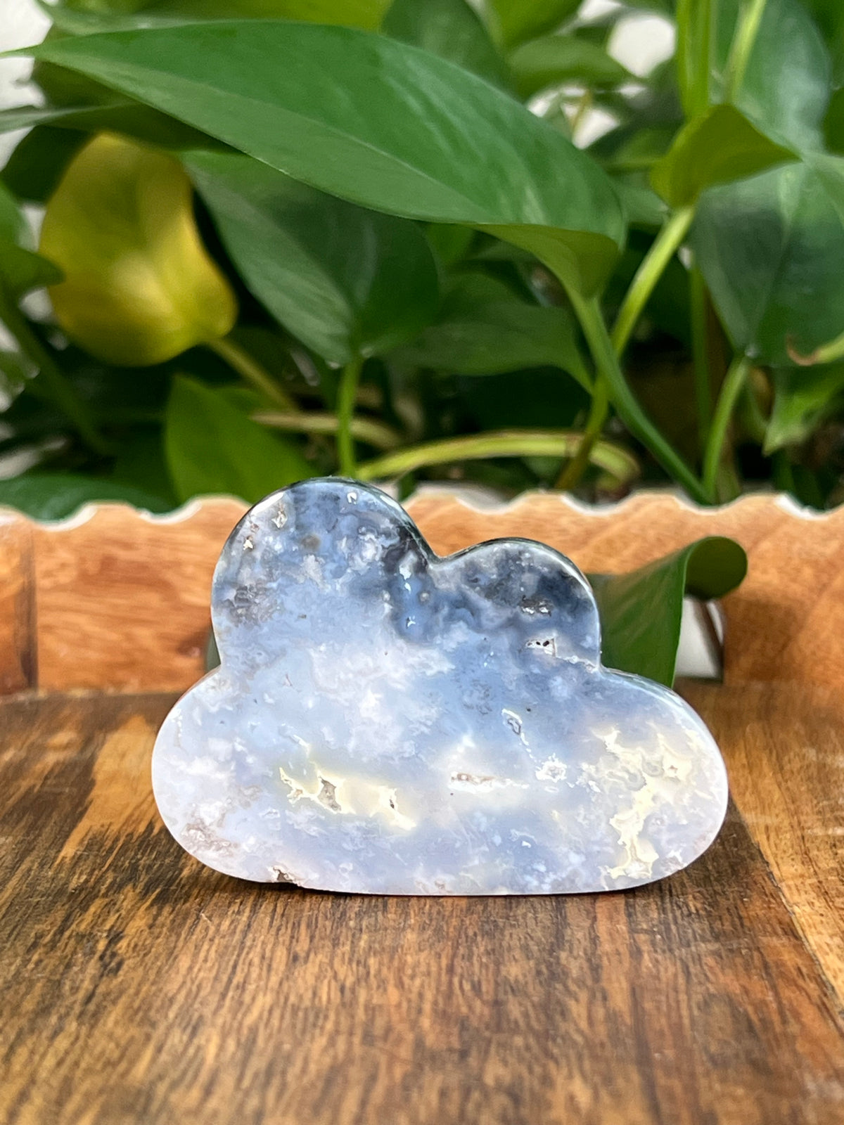 Blue Plume Agate Mini Clouds