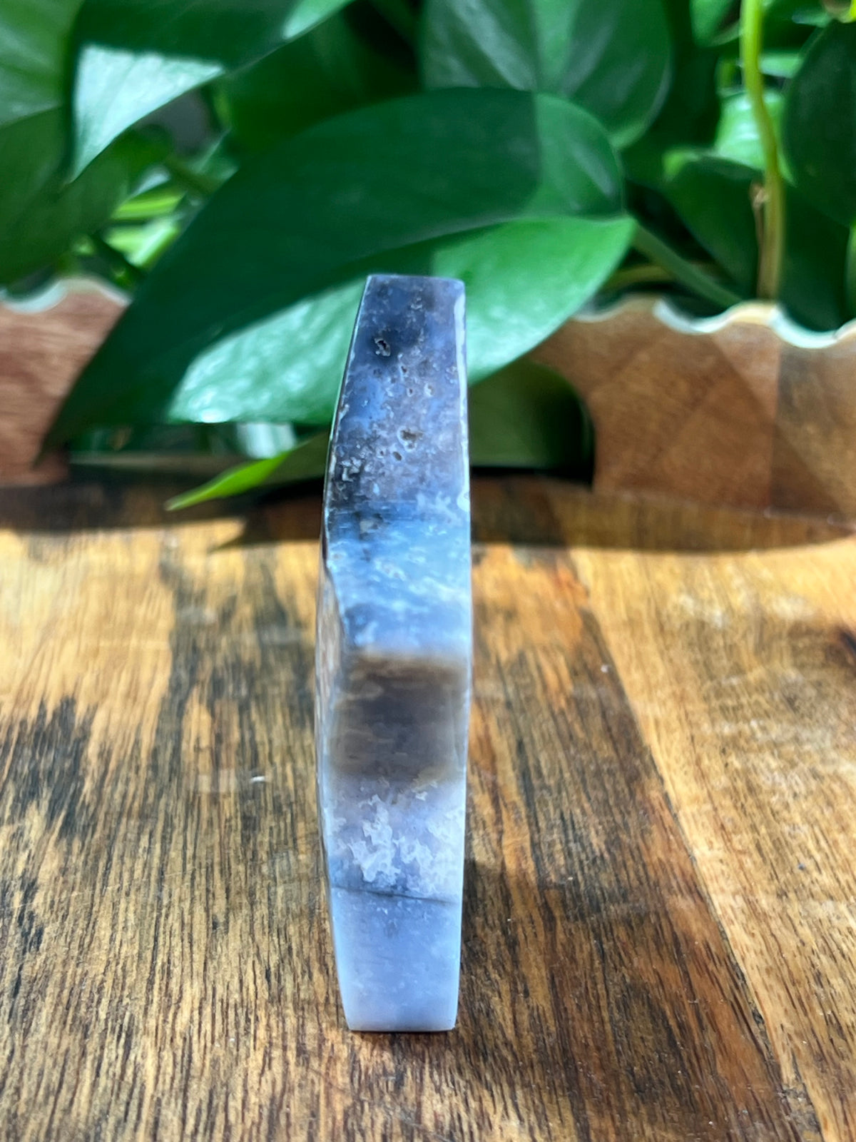 Blue Plume Agate Star: BB