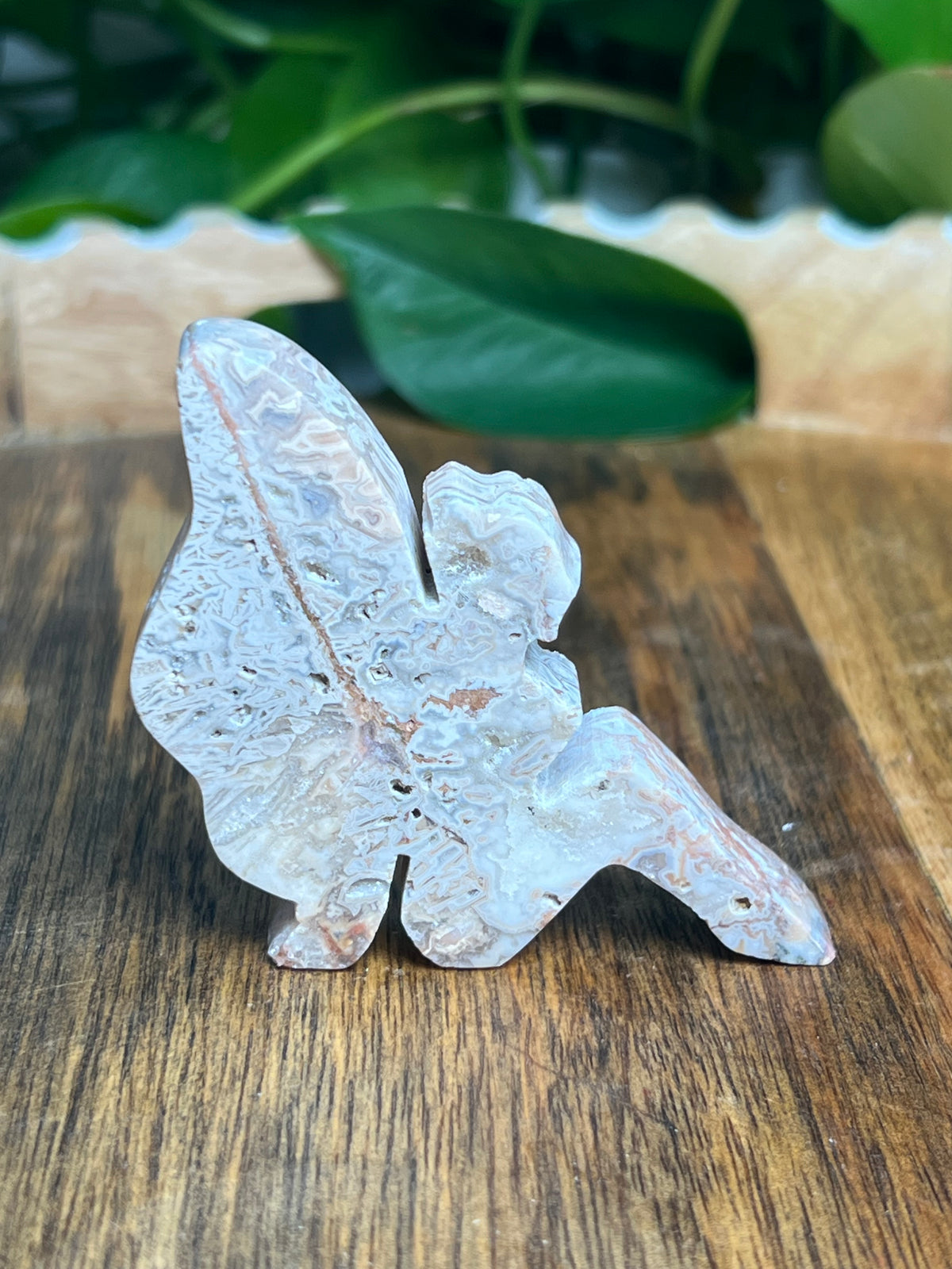 Tube Agate Pixie Fairy: Bi