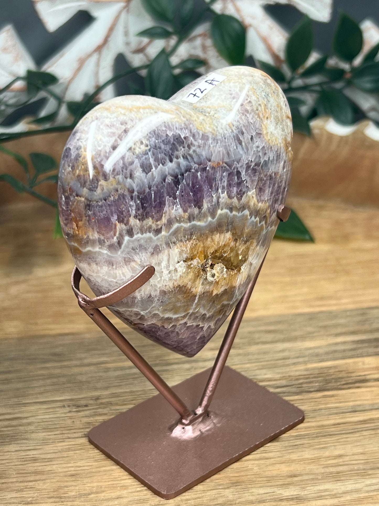Indonesian Amethyst Heart