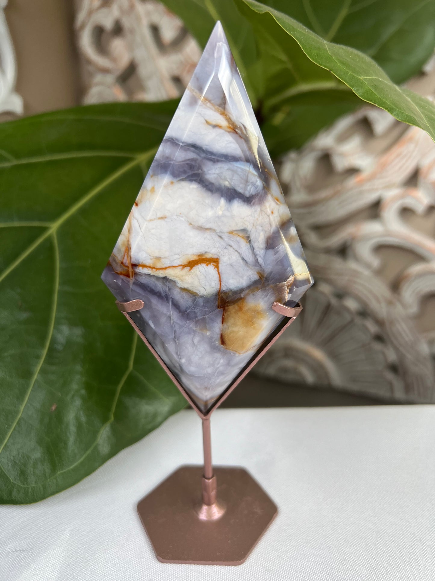 Purple Chalcedony Diamond