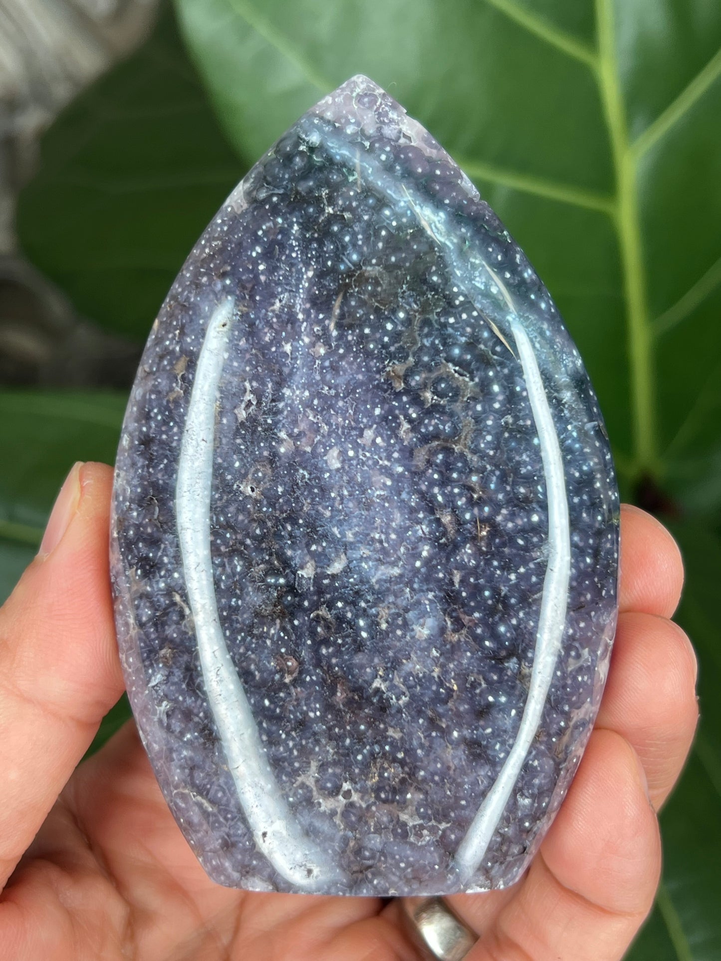 Grape Agate Flame