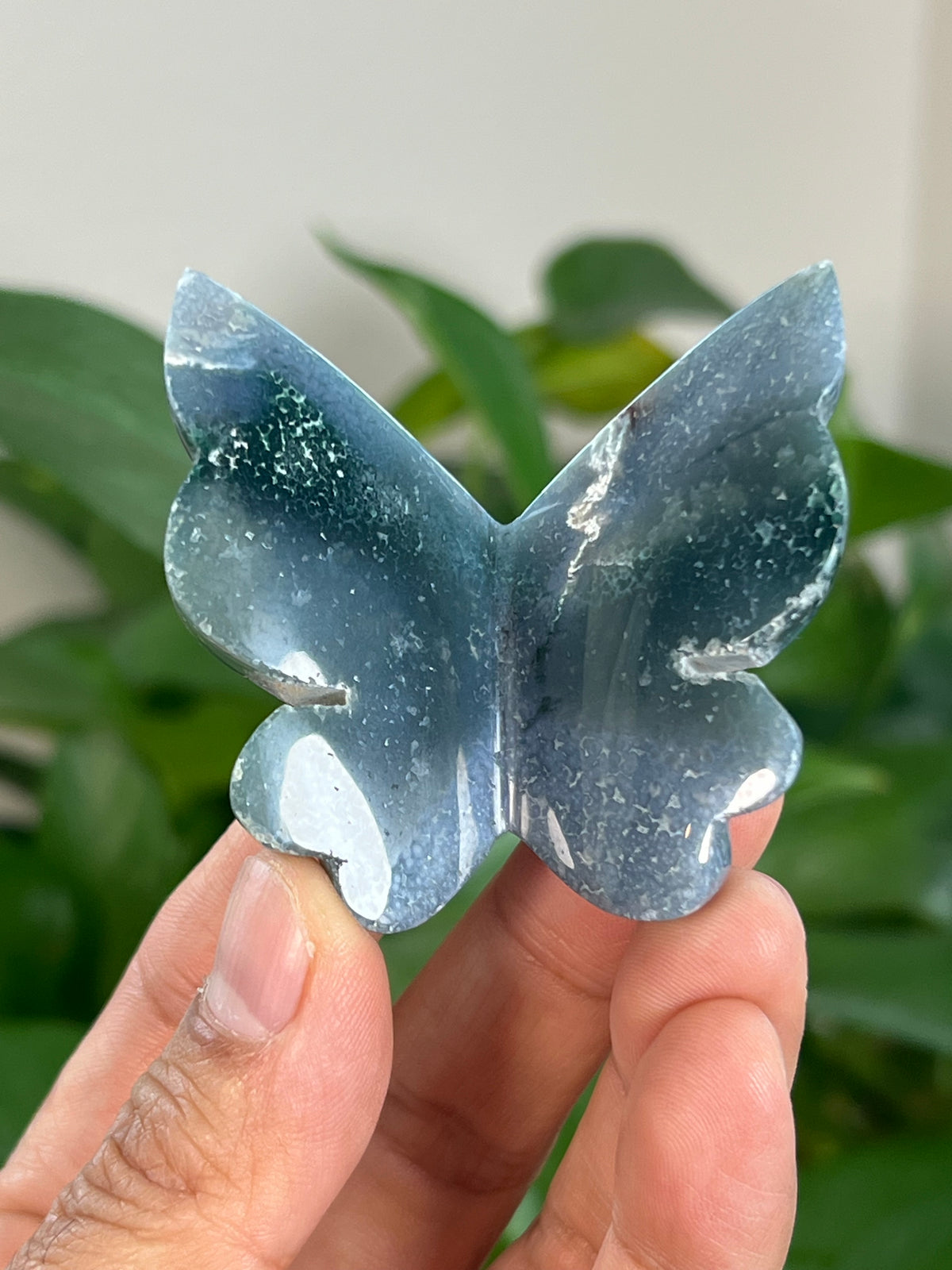 Grape Agate 3D Butterflies